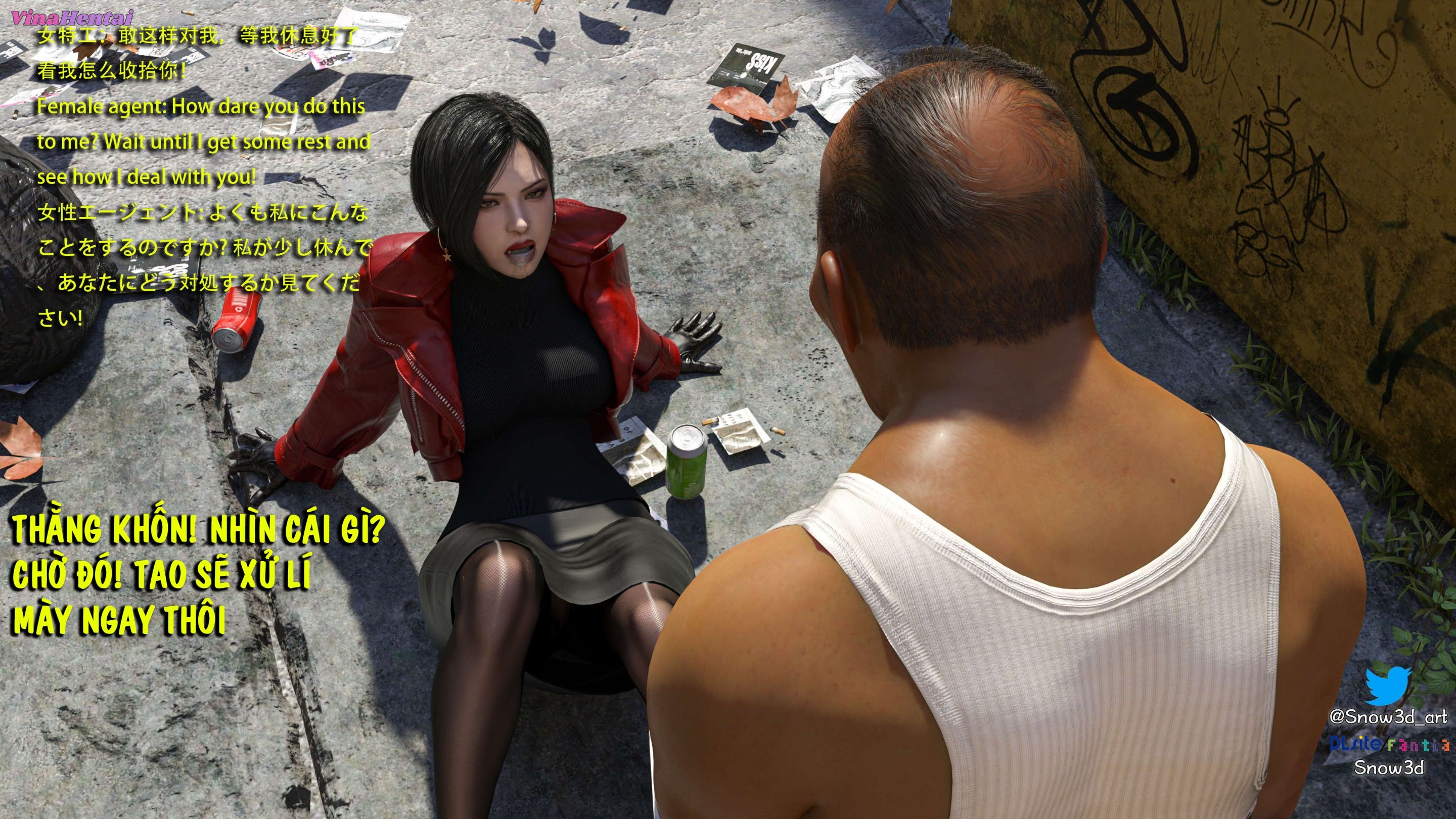 HentaiVN.net - Ảnh 25 - Ada Wong Và Kẻ Ăn Mày - Chap 2
