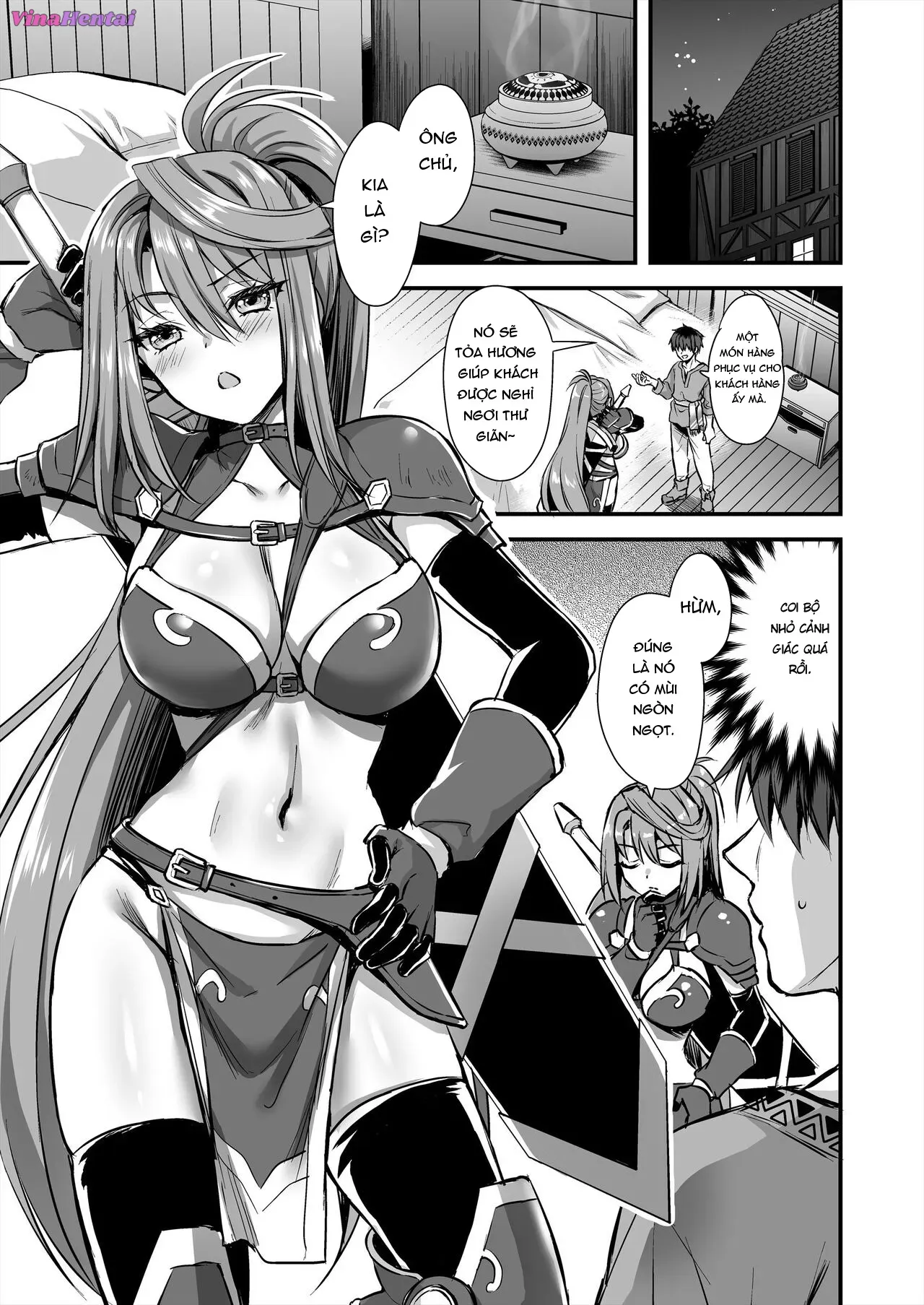 HentaiVN.net - Ảnh 24 - Để mắt đến nàng Elf nóng bỏng ở thế giới khác - Chap 7