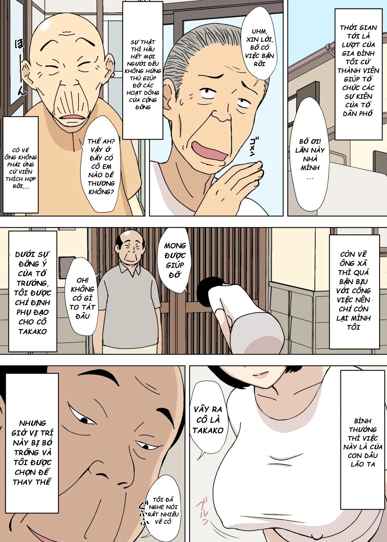 HentaiVN.net - Ảnh 24 - Ojii-chan to Gifu to Giri no Musuko to, Kyonyuu Yome. 5 - Chap 5