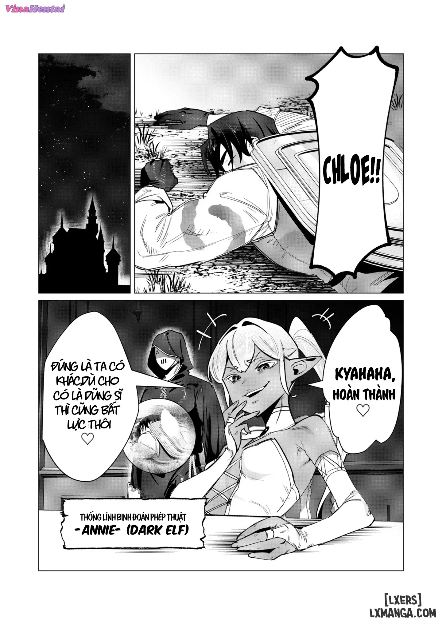 HentaiVN.net - Ảnh 22 - Vị Anh Hùng Muốn “Vợ Người Ta” Làm Phần Thưởng - Chap 14 : Dũng Sĩ và lời nguyền Dark Elf (Phần 1)