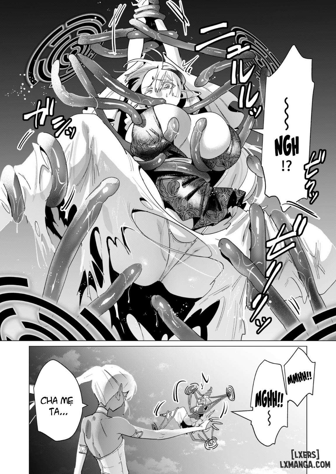 HentaiVN.net - Ảnh 24 - Vị Anh Hùng Muốn “Vợ Người Ta” Làm Phần Thưởng - Chap 17 : Dũng Sĩ và lời nguyền Dark Elf (Phần 4)