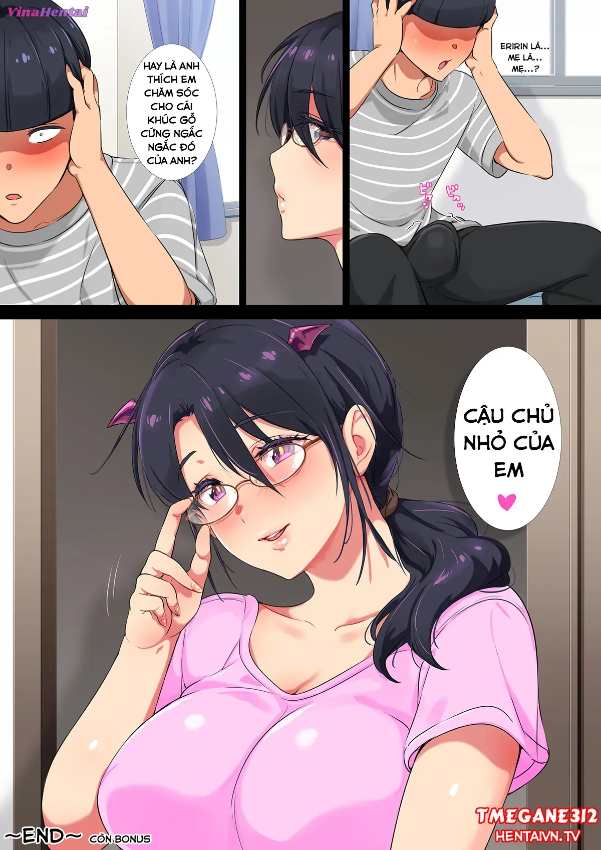HentaiVN.net - Ảnh 24 - Triệu Hồi Mị Ma Tặng Kèm Ma Ma~ [Succubus Yondara Haha ga Kita!; When I Summoned a Succubus, My Mother Showed Up!] - Chap 8: Hentai: Con Yêu, Không Trang, Ngả Bài, Mẹ Chính Là Succubus~