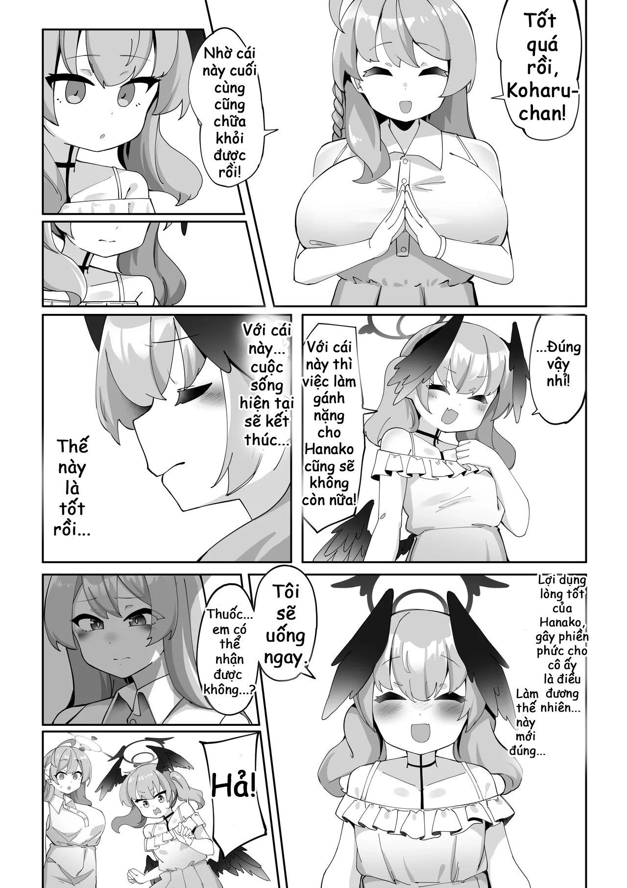 HentaiVN.net - Ảnh 25 - Futanari Koharu-chan vs Hanako-chan Manga - Chap 3