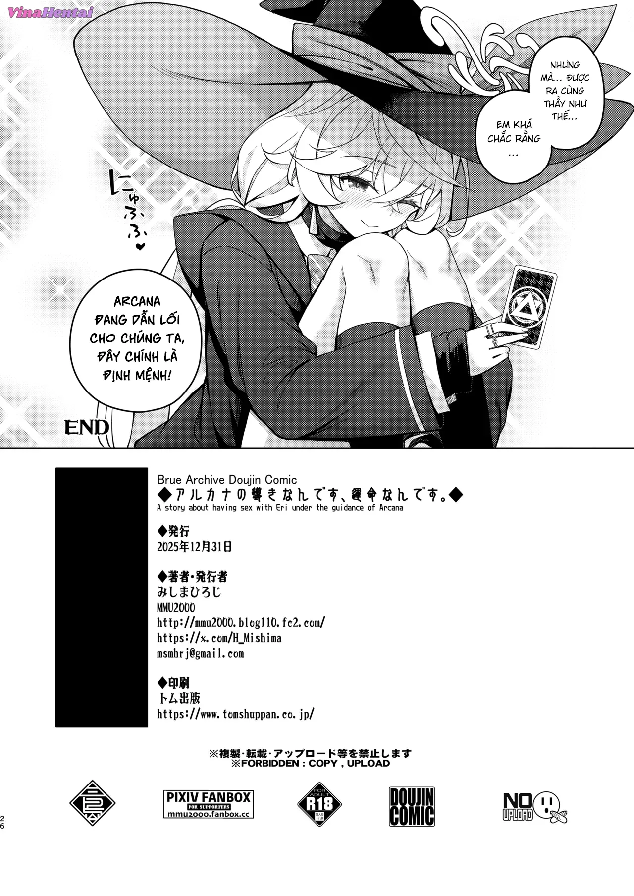 HentaiVN.net - Ảnh 25 - Arcana dẫn lối cho định mệnh đôi ta - One shot khô dái