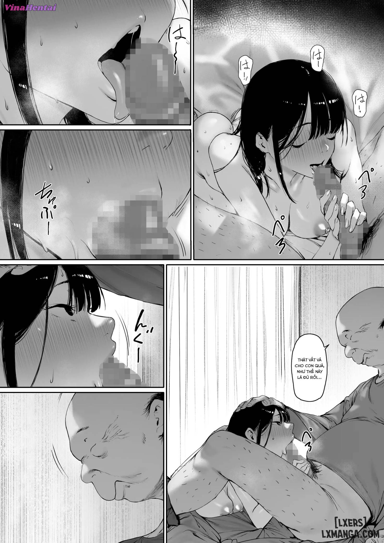 HentaiVN.net - Ảnh 24 - 3. Ánh nhìn của bố chồng 3 - Oneshot
