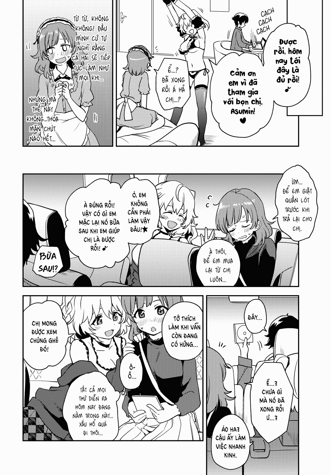HentaiVN.net - Ảnh 24 - Asumi-chan có hứng thú với Nhà thổ Bách hợp! - Đêm 3