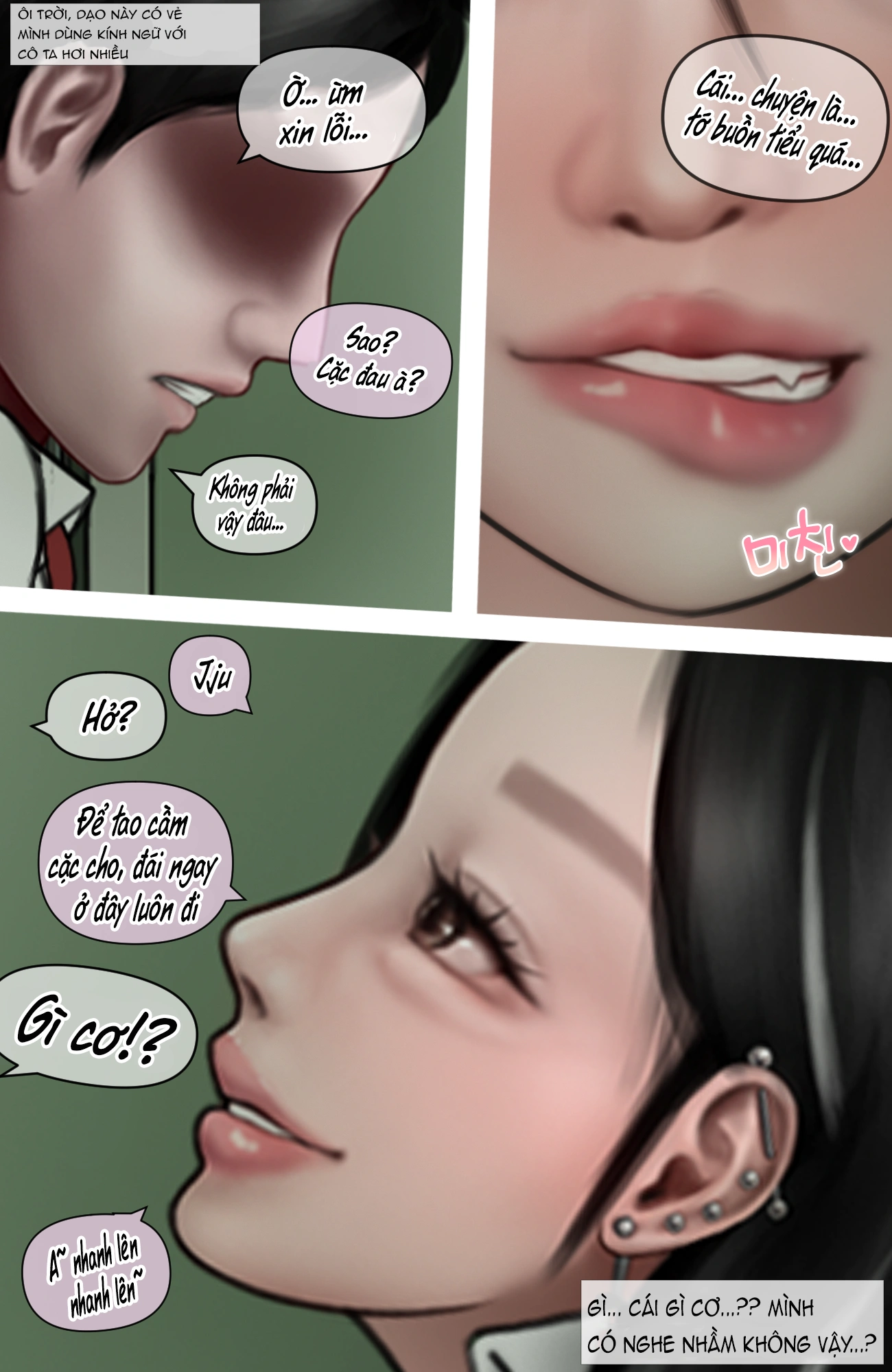 HentaiVN.net - Ảnh 24 - Gái Du Côn X Wibu Đụt Cận Trĩ - Chap 2