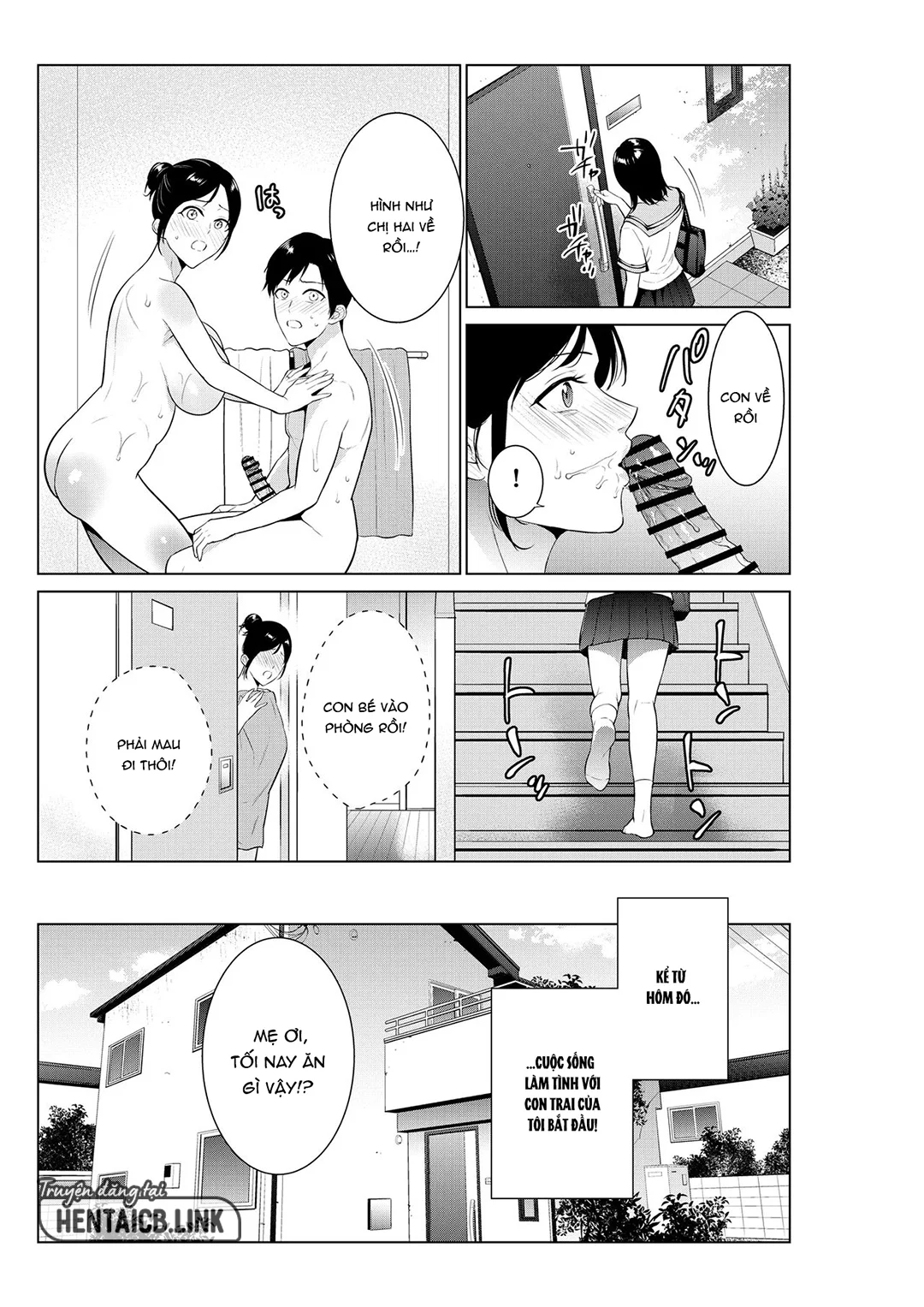 HentaiVN.net - Ảnh 24 - Cuộc sống dâm dục với mẹ bắt đầu từ nhà tắm - Oneshot