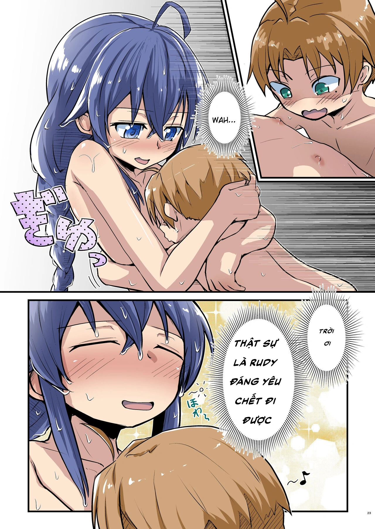 HentaiVN.net - Ảnh 22 - Mushoku(blue!) - Oneshot này má