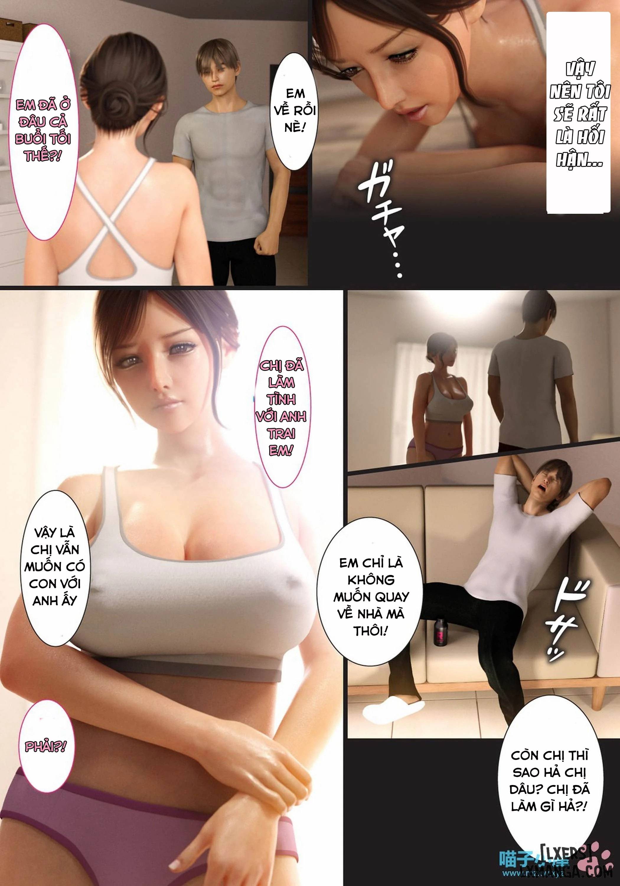 HentaiVN.net - Ảnh 25 - Loạn luân cùng chị dâu - Chương 2