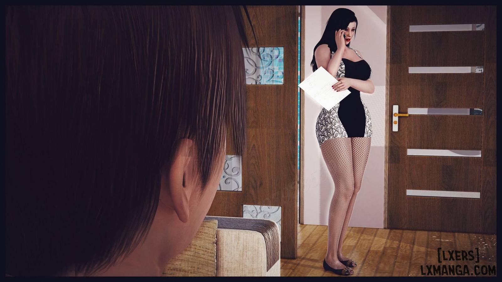 HentaiVN.net - Ảnh 25 - Đọc Sách Cùng Mẹ - Chap 3.1