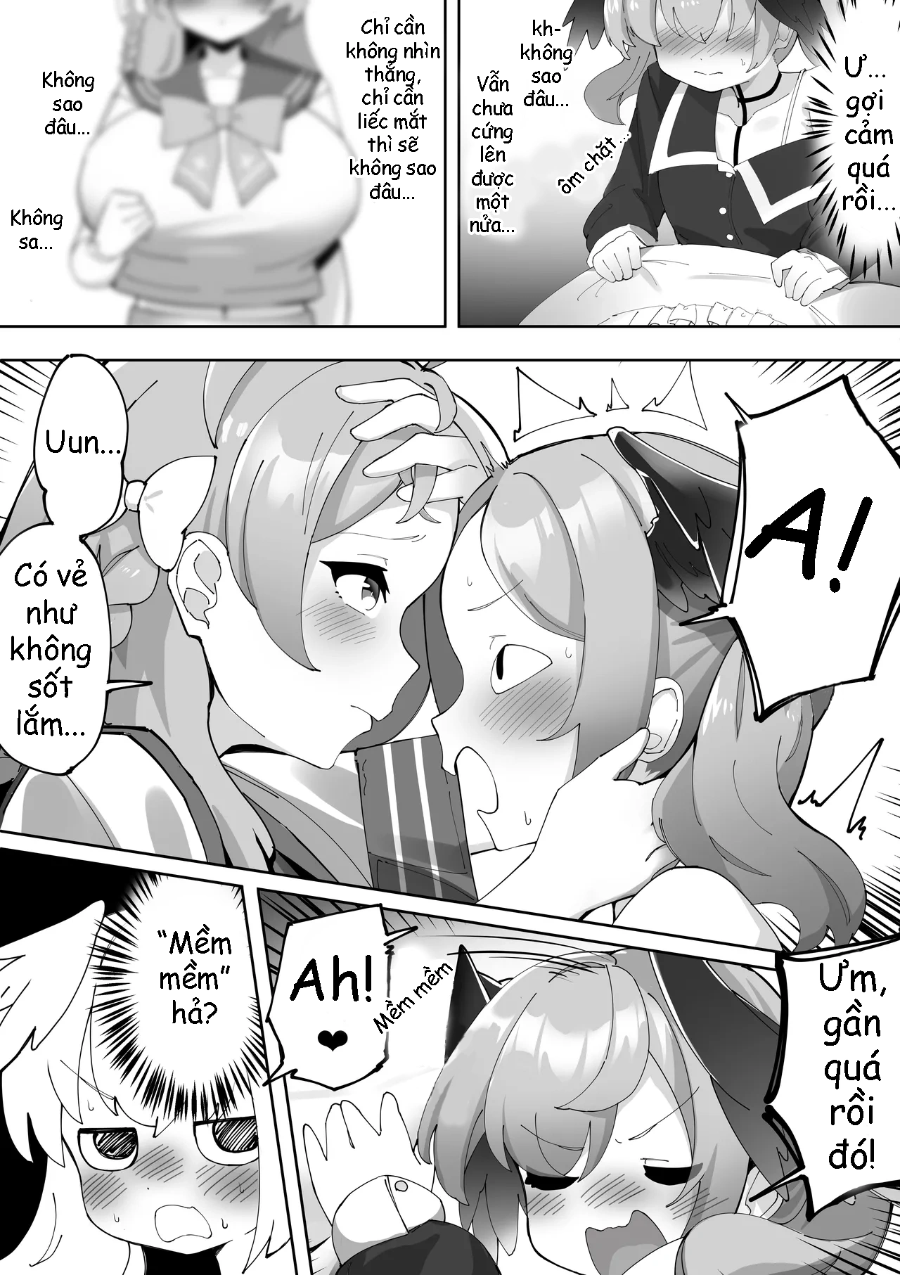 HentaiVN.net - Ảnh 26 - Futanari Koharu-chan vs Hanako-chan Manga - Chap 1