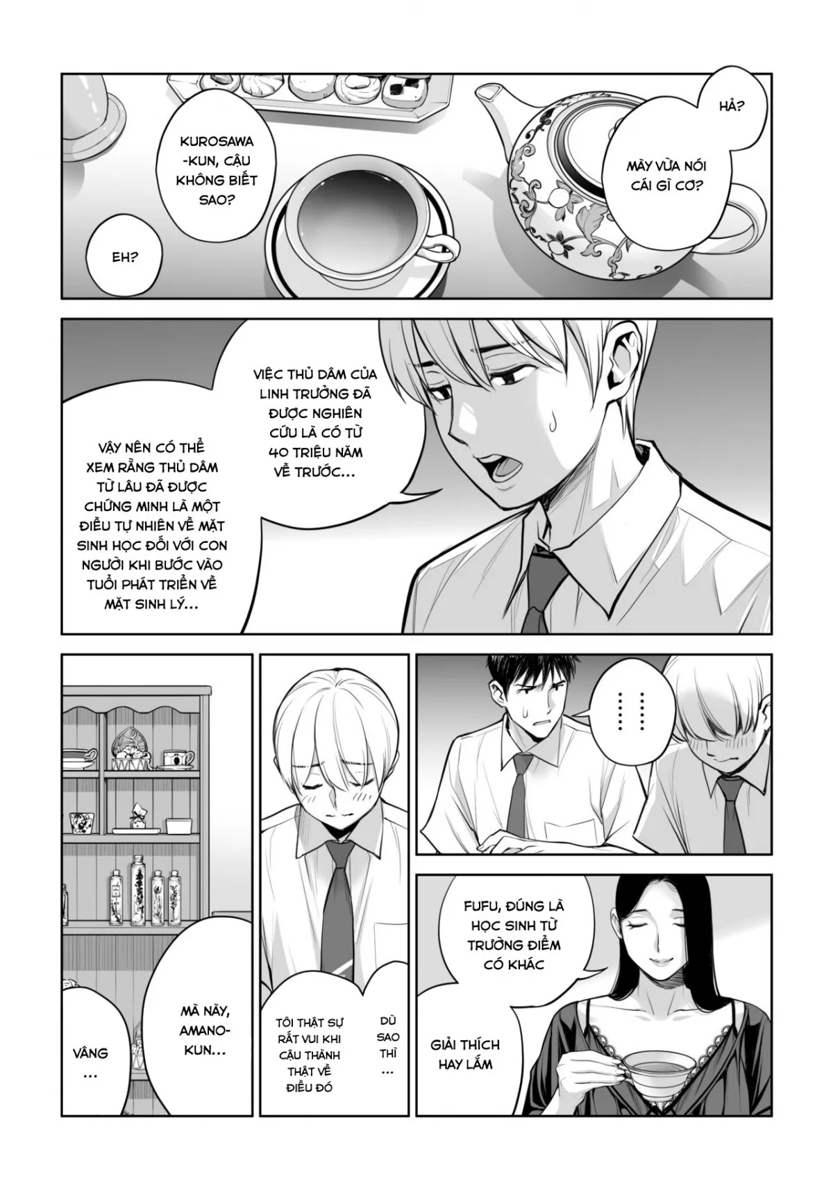 HentaiVN.net - Ảnh 25 - Kurokami Onna no Fudeoroshi ~Himitsu no Heya de Nakadashi Sasete Ageru wa~ - Oneshot