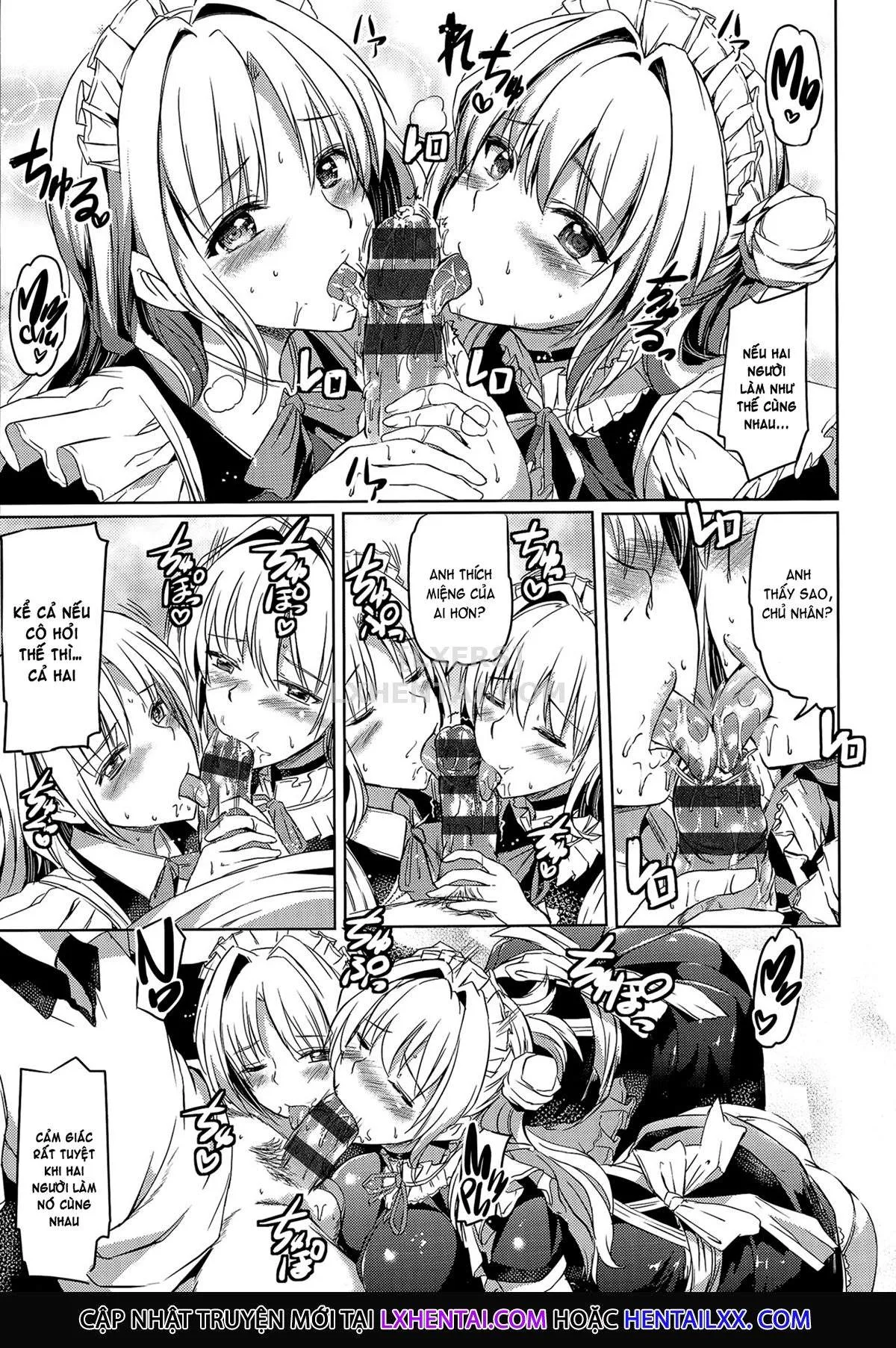 HentaiVN.net - Ảnh 25 - Ojousama No Maid Jijou - Chap 1