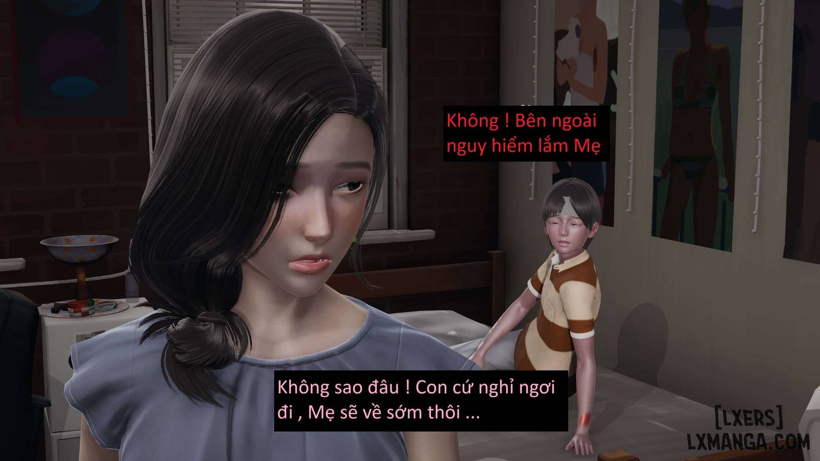 HentaiVN.net - Ảnh 25 - MẸ VÀ CON TRONG NGÀY TẬN THẾ - Chương 1.3