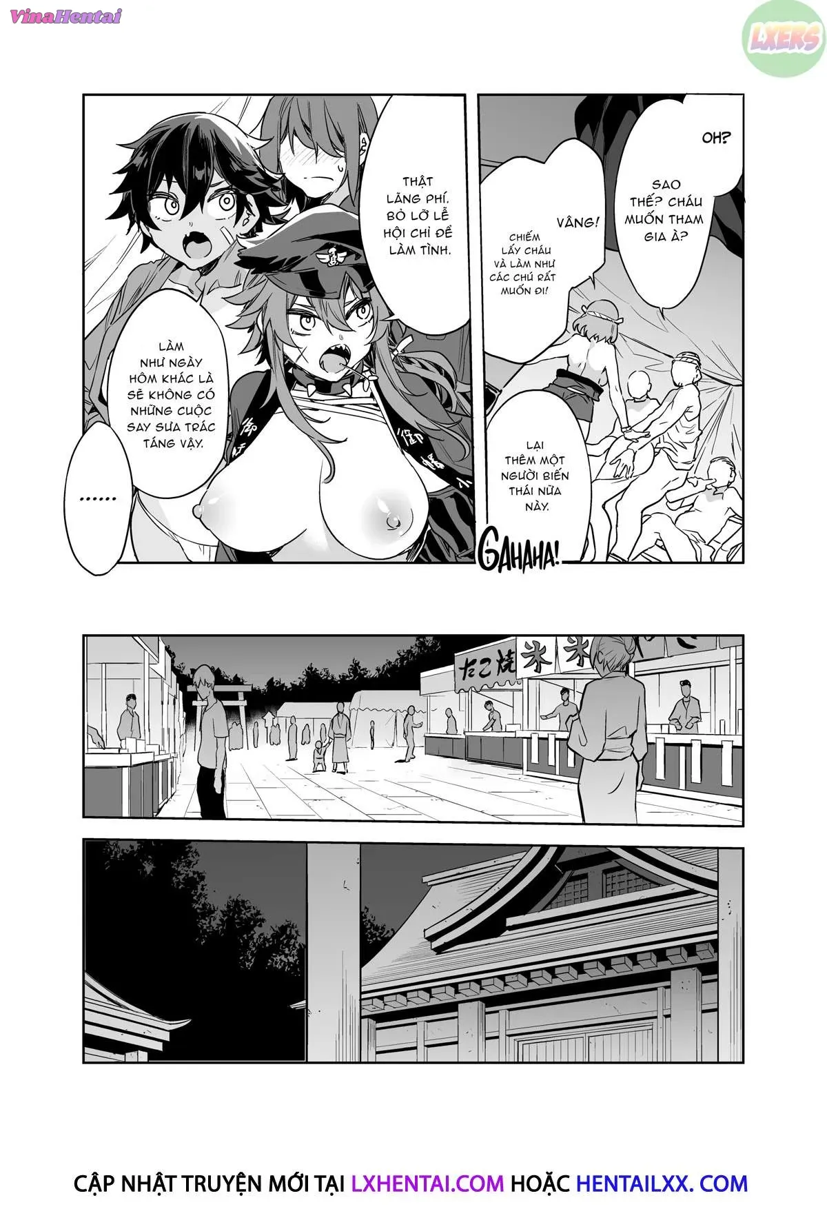 HentaiVN.net - Ảnh 19 - Teisou Kannen Zero No Onna Tomodachi - Chap 5 at the Summer Festival