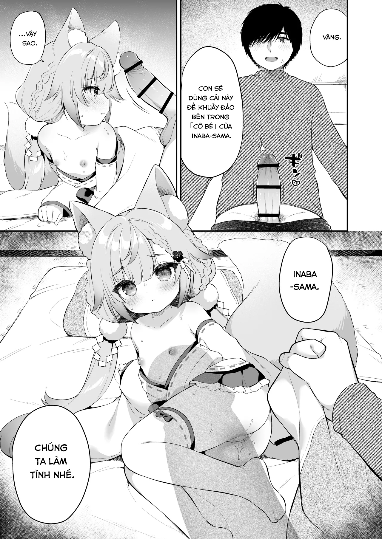 HentaiVN.net - Ảnh 27 - Cầu xin ngài! Inaba-sama - Oneshot Ngọt