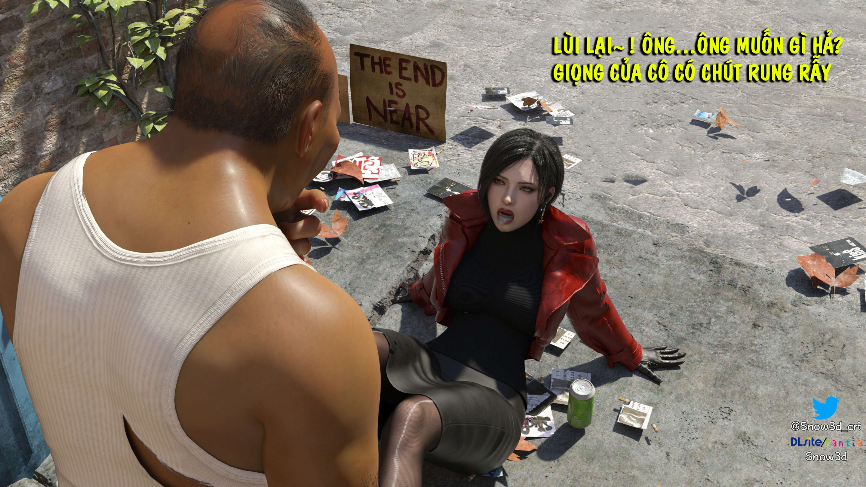HentaiVN.net - Ảnh 27 - Ada Wong Và Kẻ Ăn Mày - Chap 2