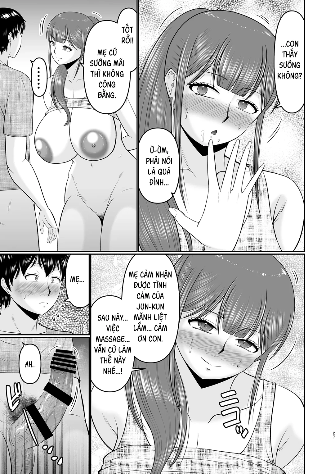 HentaiVN.net - Ảnh 26 - Người mẹ với làn da mịn màng - Oneshot