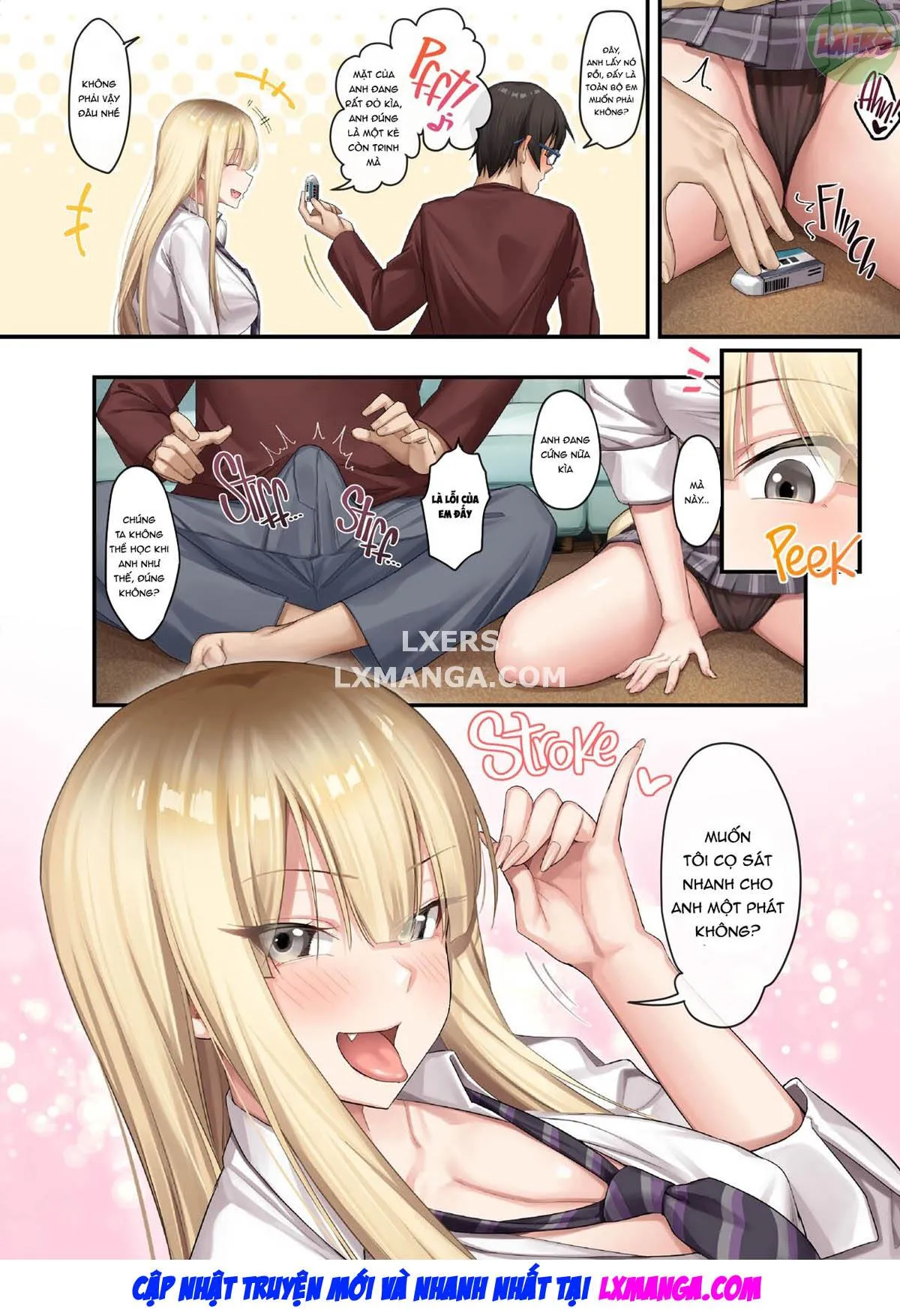 HentaiVN.net - Ảnh 26 - Home Lessons With Sexy Gyarus - Chap 1