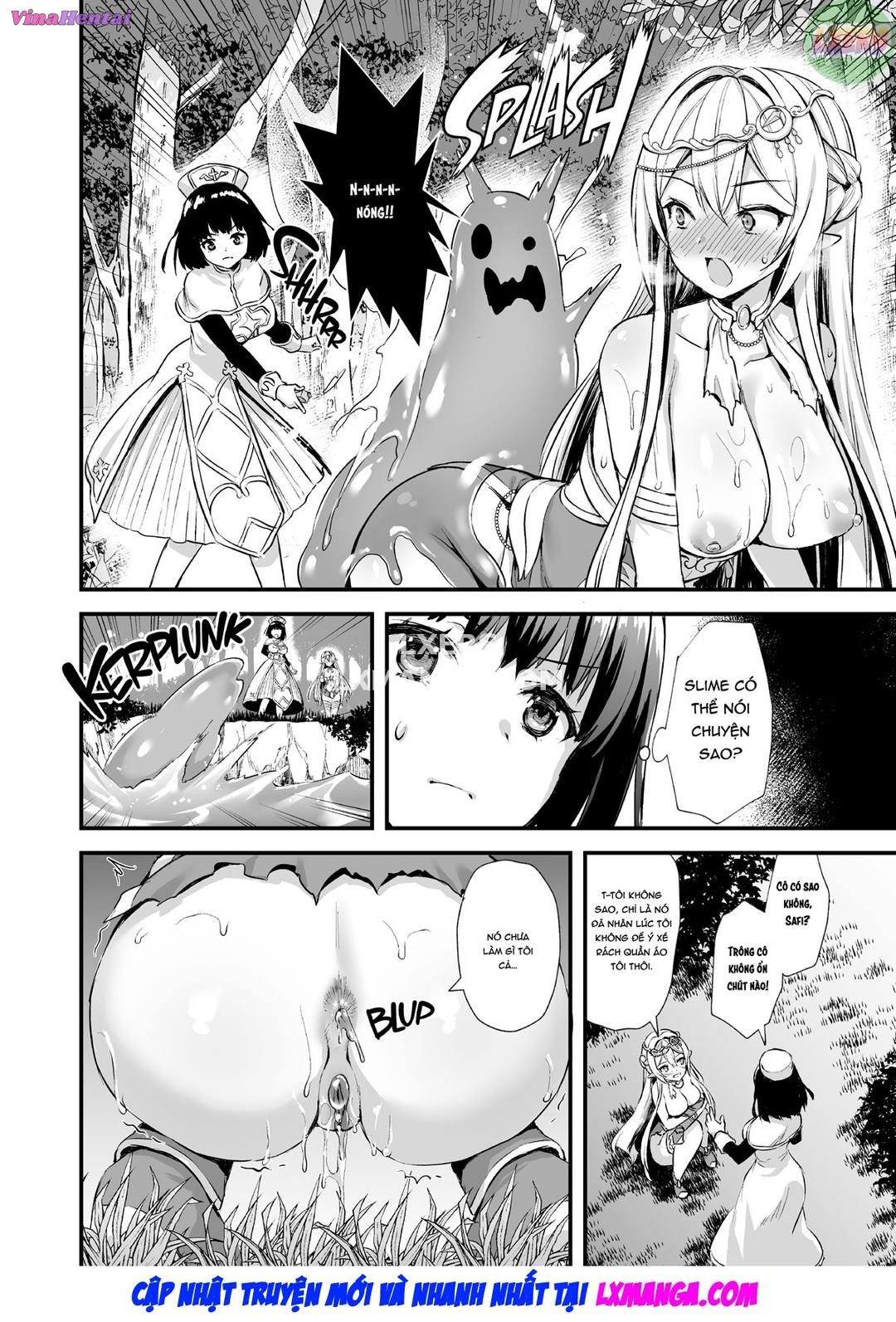 HentaiVN.net - Ảnh 26 - Để mắt đến nàng Elf nóng bỏng ở thế giới khác - Chap 3
