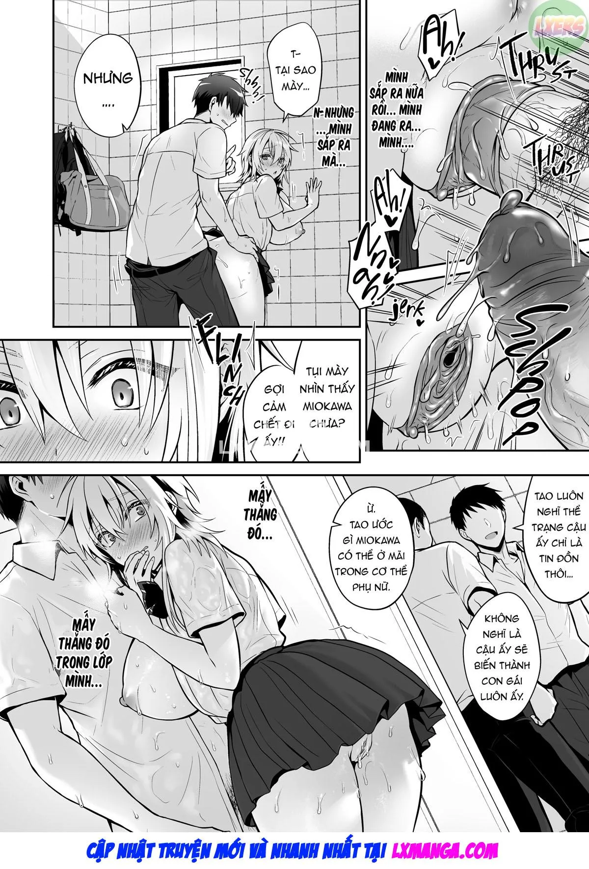 HentaiVN.net - Ảnh 26 - Ore No Shinyuu Wa TS (Seitenka) Taishitsu - Chap 3