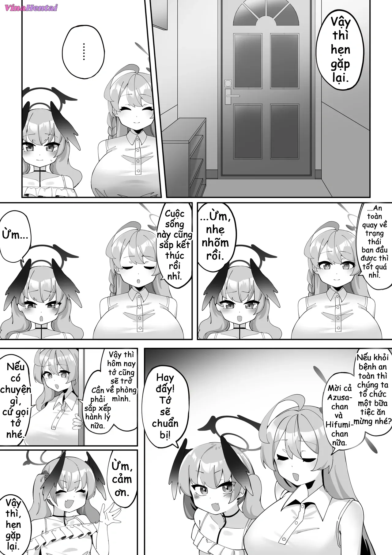HentaiVN.net - Ảnh 27 - Futanari Koharu-chan vs Hanako-chan Manga - Chap 3