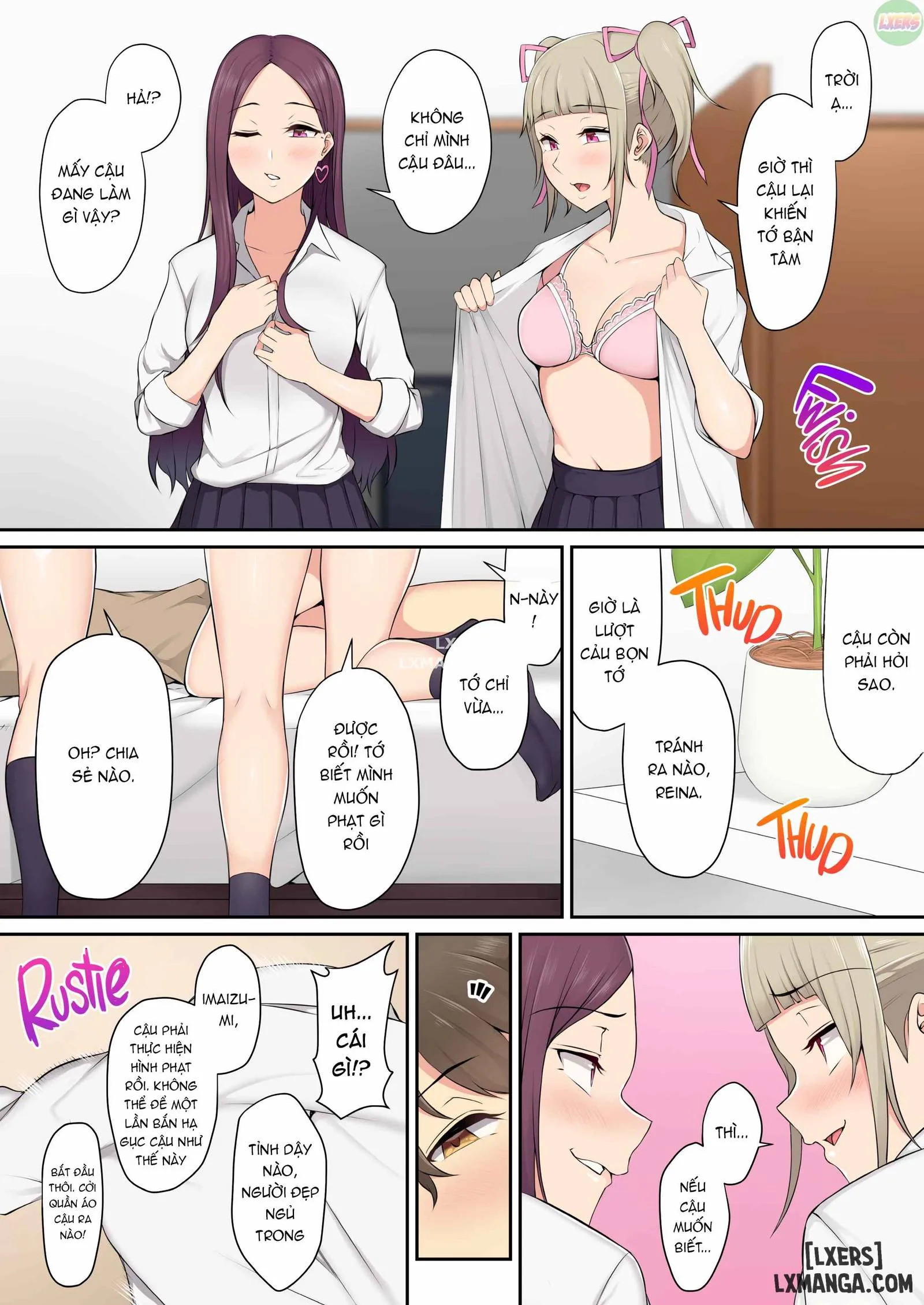 HentaiVN.net - Ảnh 26 - Imaizumi đưa cả bầy Gyaru về nhà mình - Chapter 1