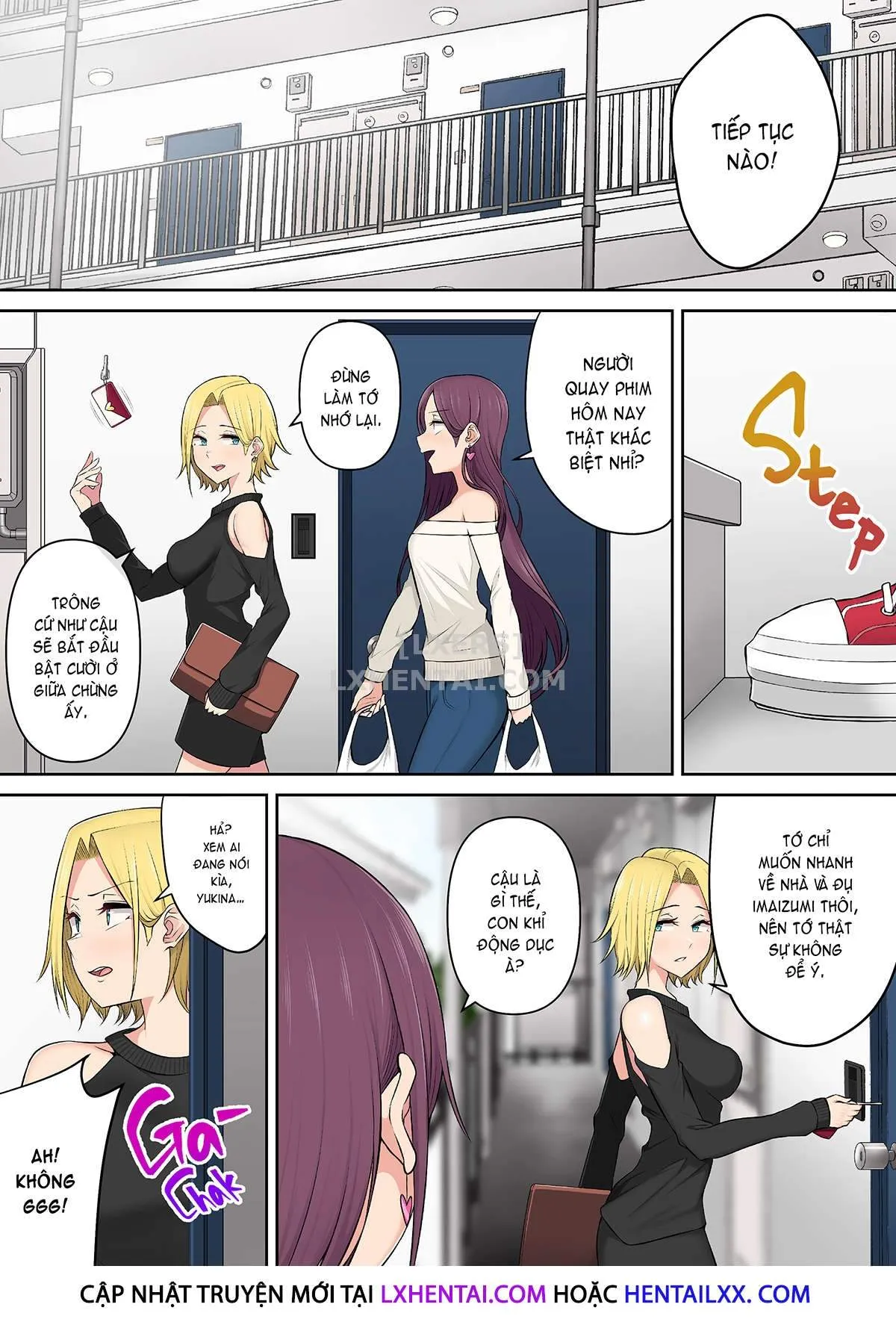 HentaiVN.net - Ảnh 26 - Imaizumi đưa cả bầy Gyaru về nhà mình - Chap 3