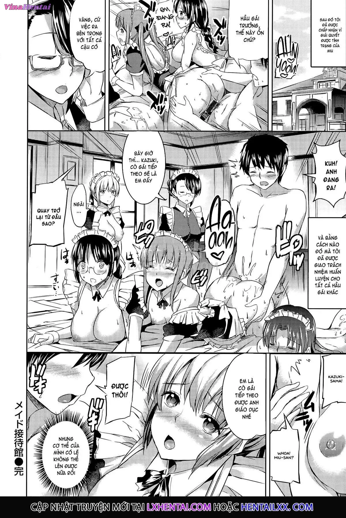 HentaiVN.net - Ảnh 26 - Ojousama No Maid Jijou - Chap 4