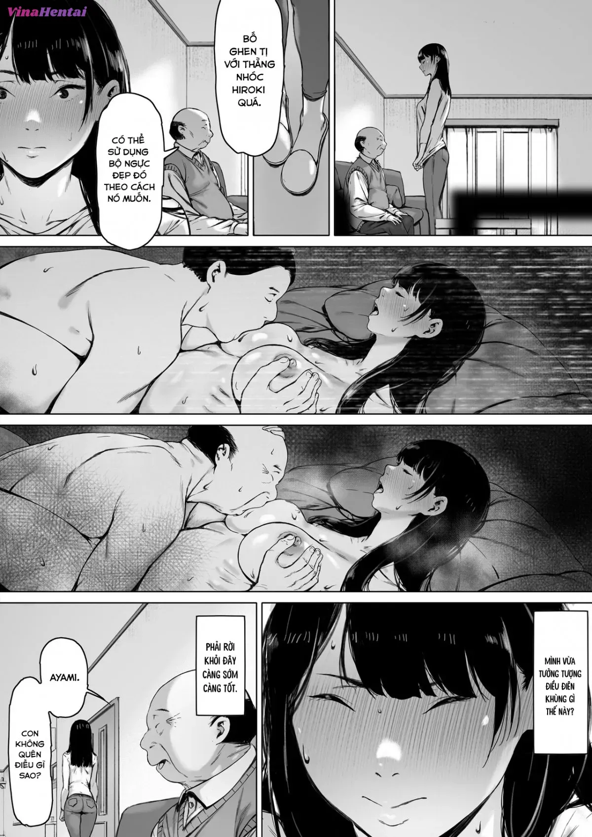 HentaiVN.net - Ảnh 26 - 1. Ánh nhìn của bố chồng 1 - Phần 1 - Chap 1