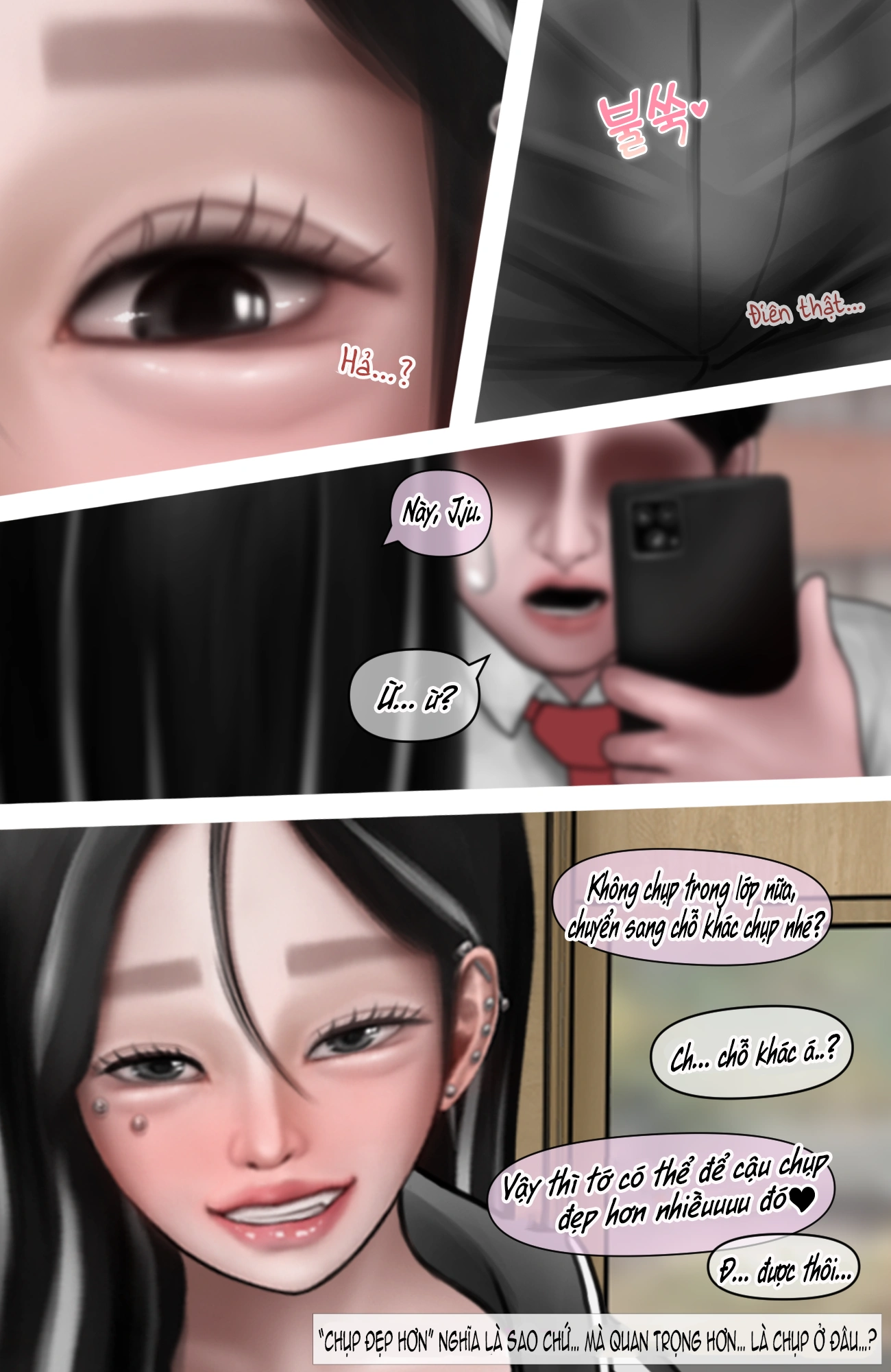 HentaiVN.net - Ảnh 30 - Gái Du Côn X Wibu Đụt Cận Trĩ - Chap 6.1