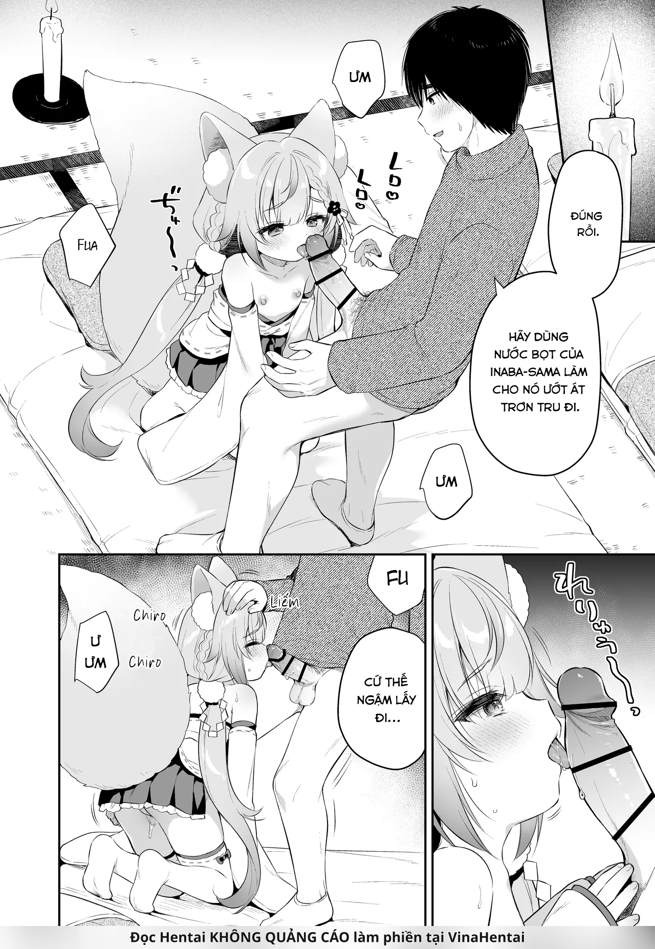 HentaiVN.net - Ảnh 28 - Cầu xin ngài! Inaba-sama - Oneshot Ngọt