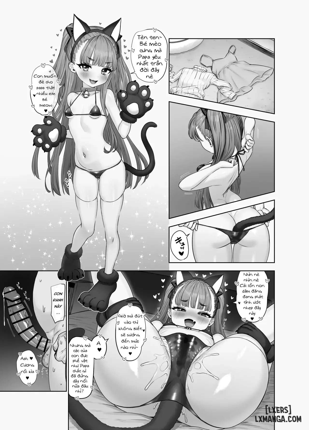 HentaiVN.net - Ảnh 27 - Usai Reia to Papa no Icha Love Ecchi - Oneshot