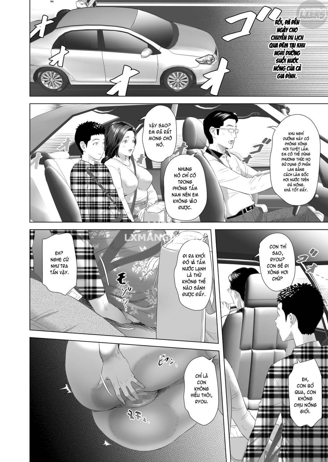 HentaiVN.net - Ảnh 28 - Kinjo Yuuwaku Musuko ni Otto no Soba de Dakareru Haha Hen - Chap 2