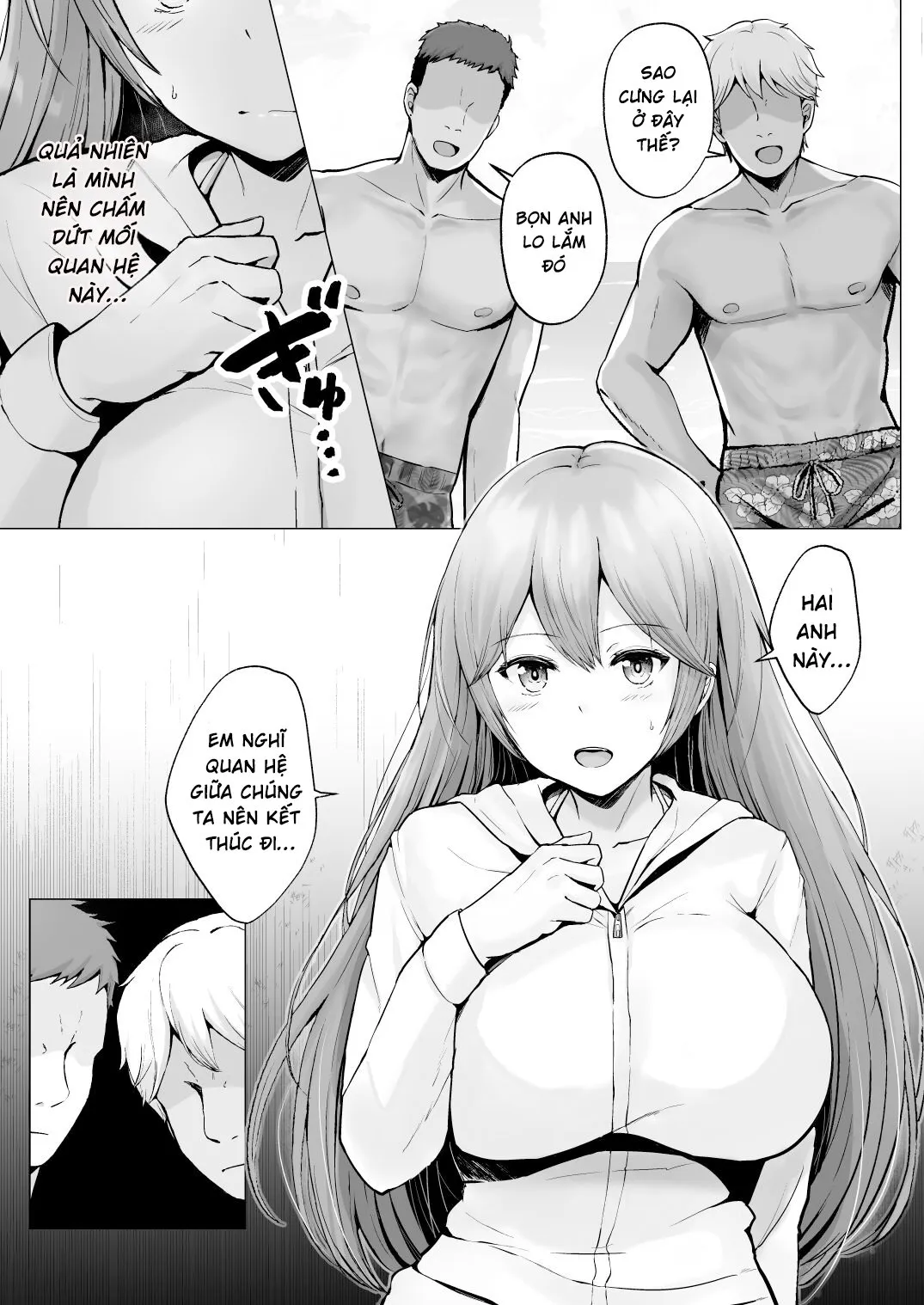 HentaiVN.net - Ảnh 27 - Soshite Kyou mo Moteasobareru 2 [そして今日も弄ばれる 2 ~サークル海合宿編~] - Oneshot