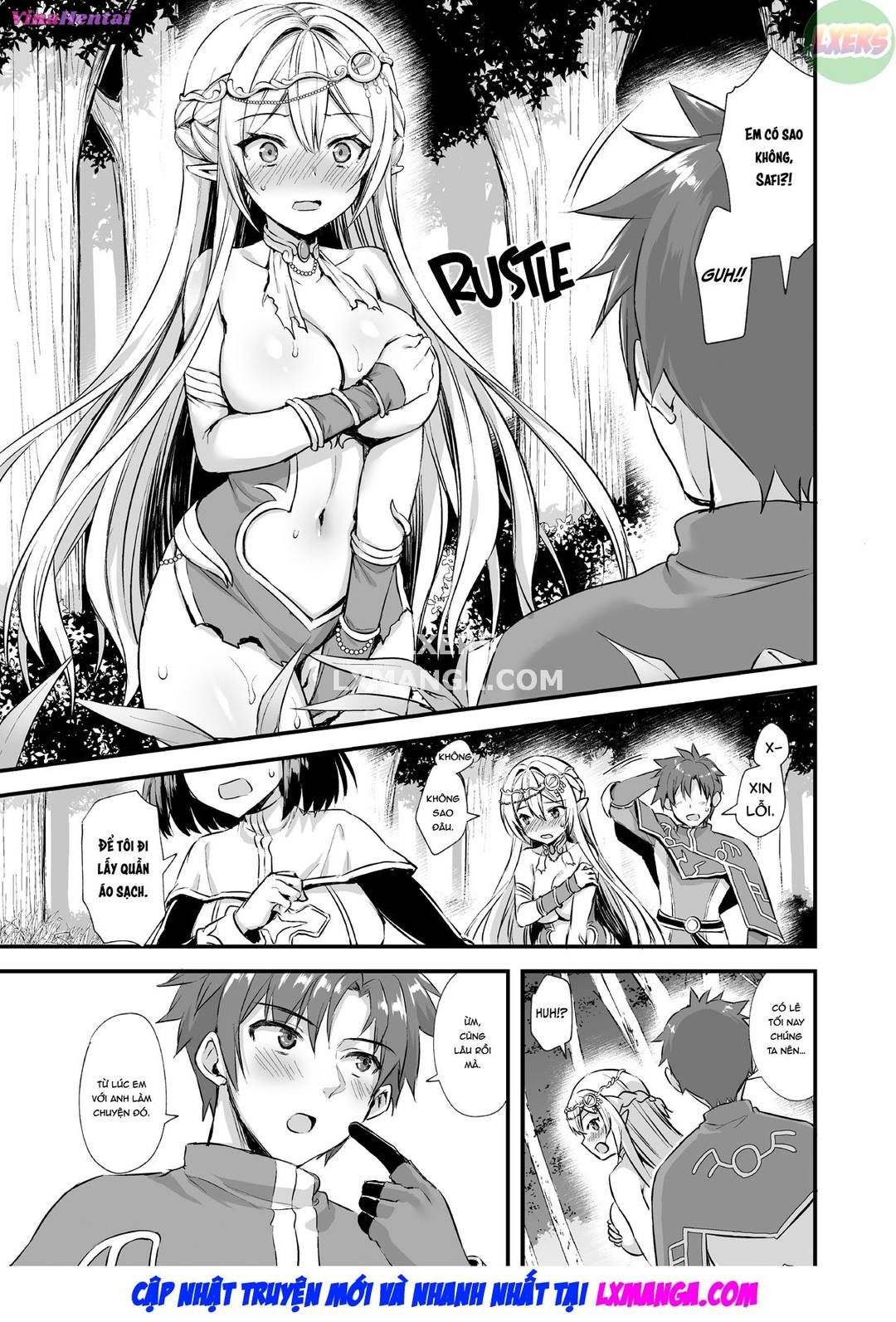 HentaiVN.net - Ảnh 27 - Để mắt đến nàng Elf nóng bỏng ở thế giới khác - Chap 3