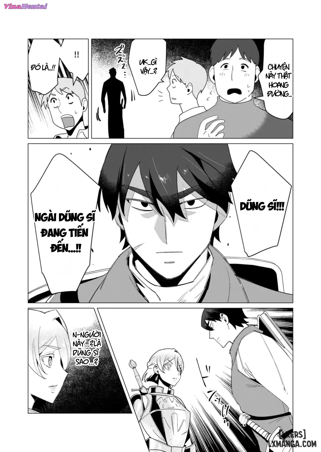 HentaiVN.net - Ảnh 27 - Vị Anh Hùng Muốn “Vợ Người Ta” Làm Phần Thưởng - Chap 10 : Dũng Sĩ x Nữ Hiệp Sĩ x Orc King