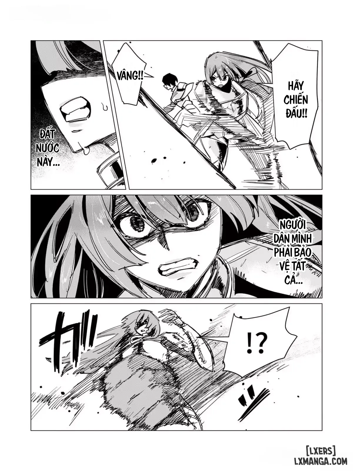 HentaiVN.net - Ảnh 27 - Vị Anh Hùng Muốn “Vợ Người Ta” Làm Phần Thưởng - Chap 11: Dũng Sĩ x Nữ Hiệp Sĩ x Orc King(Phần 2)