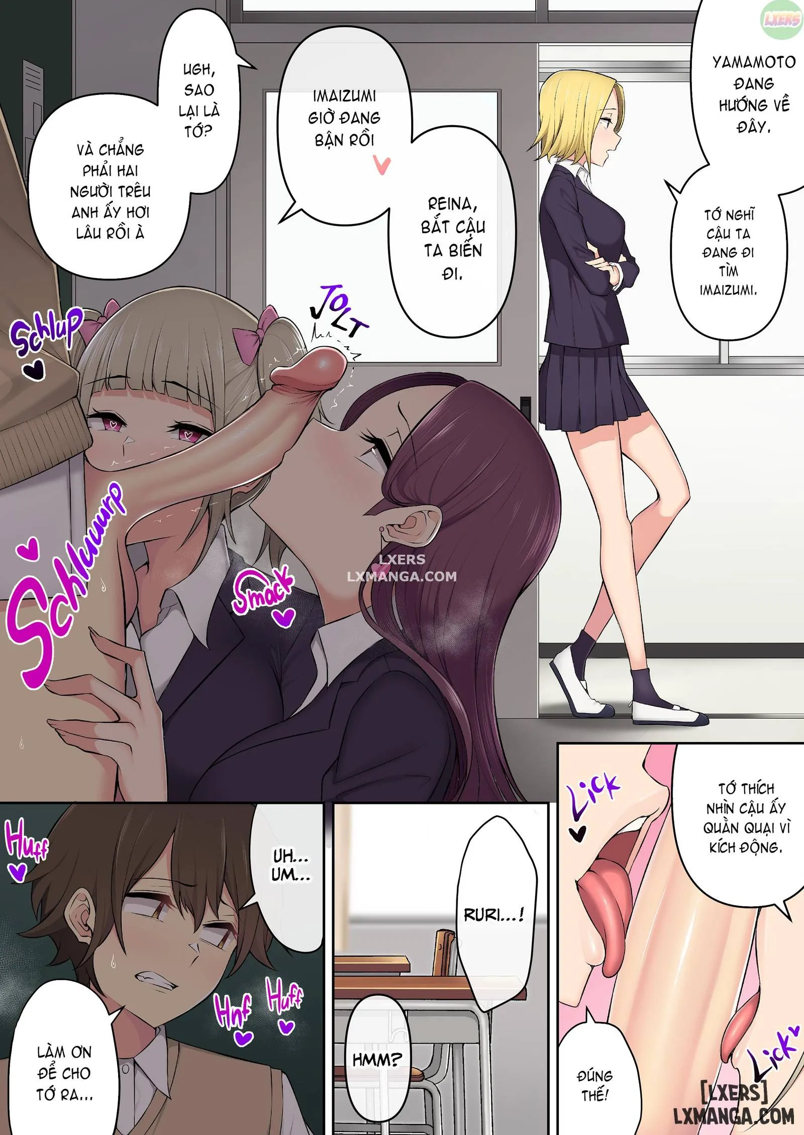 HentaiVN.net - Ảnh 27 - Imaizumi đưa cả bầy Gyaru về nhà mình - Chapter 3