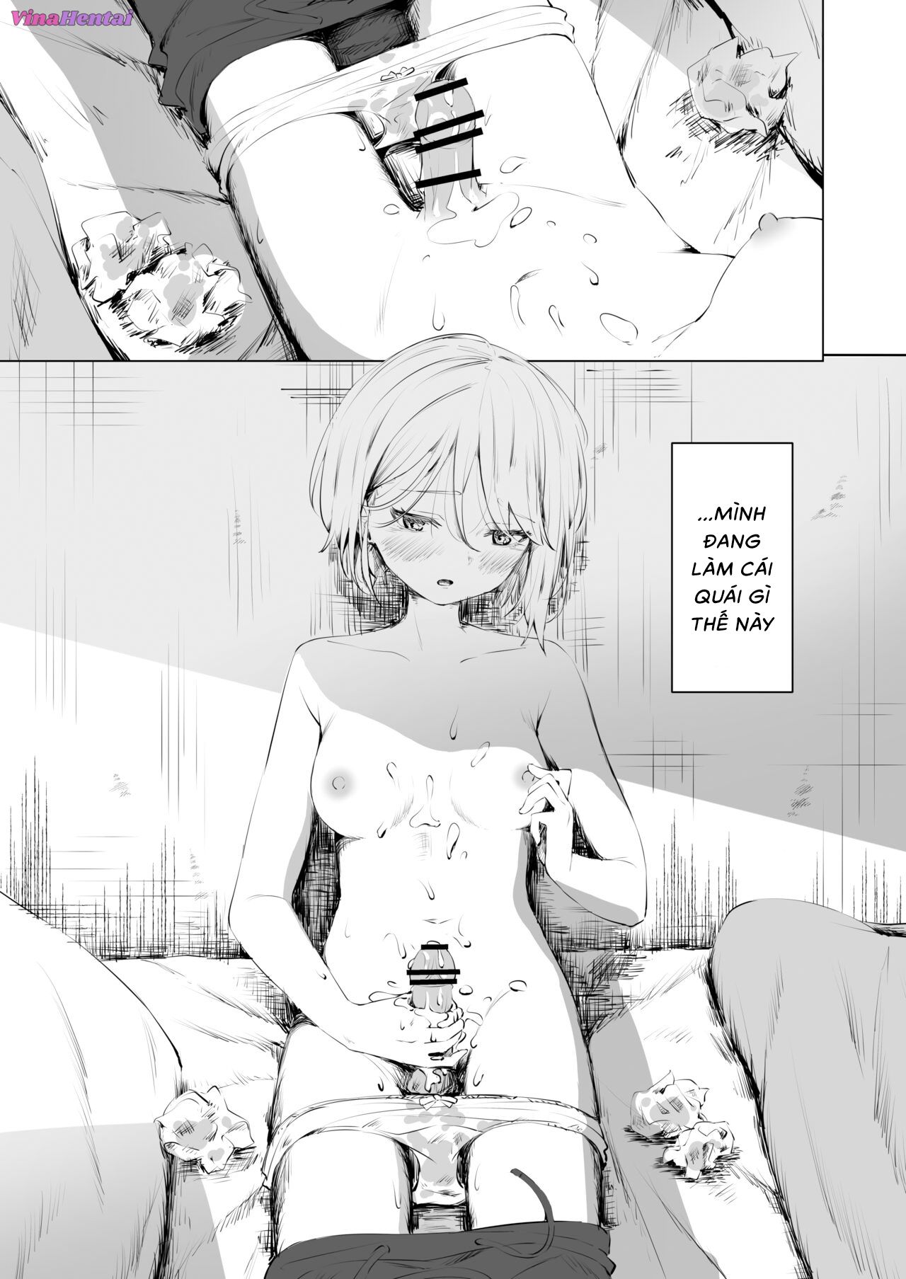 HentaiVN.net - Ảnh 27 - Câu chuyện bị bạn thanh mai trúc mã làm cho mọc cu rồi bị nhốt lại - Oneshot