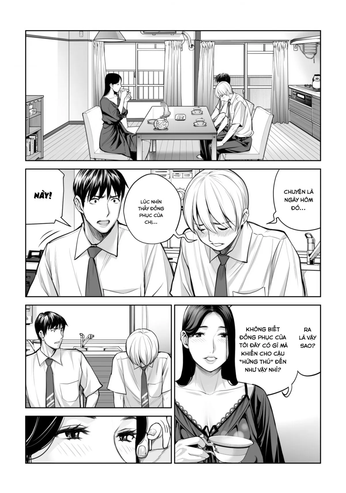 HentaiVN.net - Ảnh 27 - Kurokami Onna no Fudeoroshi ~Himitsu no Heya de Nakadashi Sasete Ageru wa~ - Oneshot
