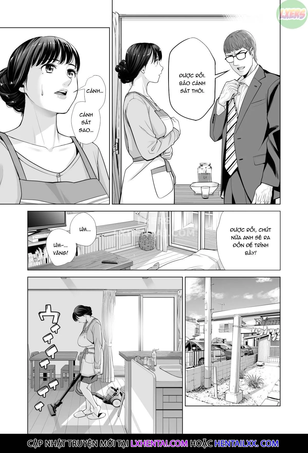 HentaiVN.net - Ảnh 27 - A Housewife Stolen By A Coworker Besides Her Blackout Drunk Husband [Tsukiyo No Midare Zake (Zenpen) Moonlit Intoxication; Tsukiyo No Midare Zake (Kouhen) Moonlit Intoxication] - Chap 2