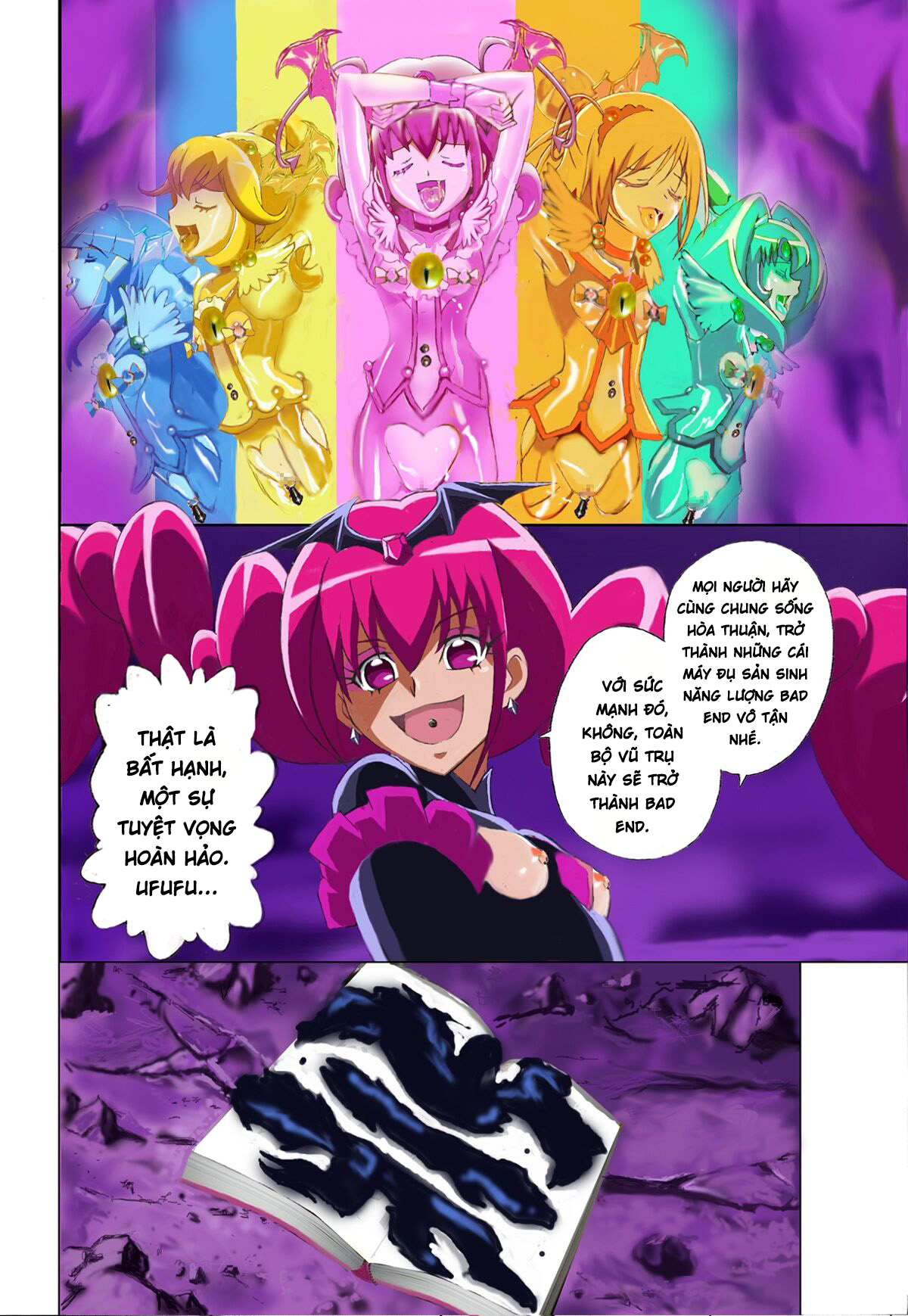 HentaiVN.net - Ảnh 27 - [Ero Tantei Jimusho] Evil Smile PreC*re! Bad End Full Color - Chap 2