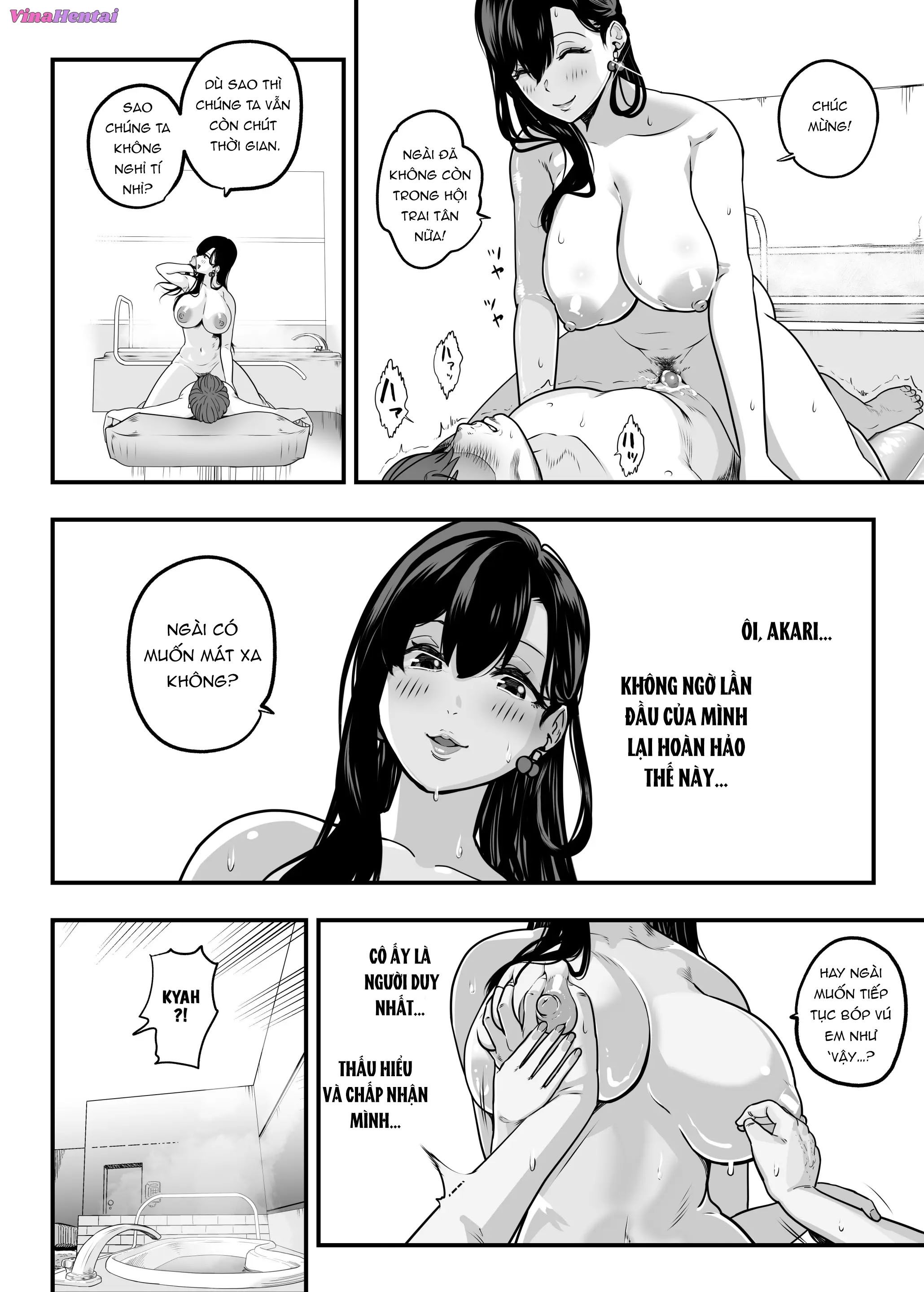 HentaiVN.net - Ảnh 27 - Gachikoi Fuuzoku -Shoufu-san ni Doutei Chinpo o Kitaete Morau Hanashi- - Chap 1