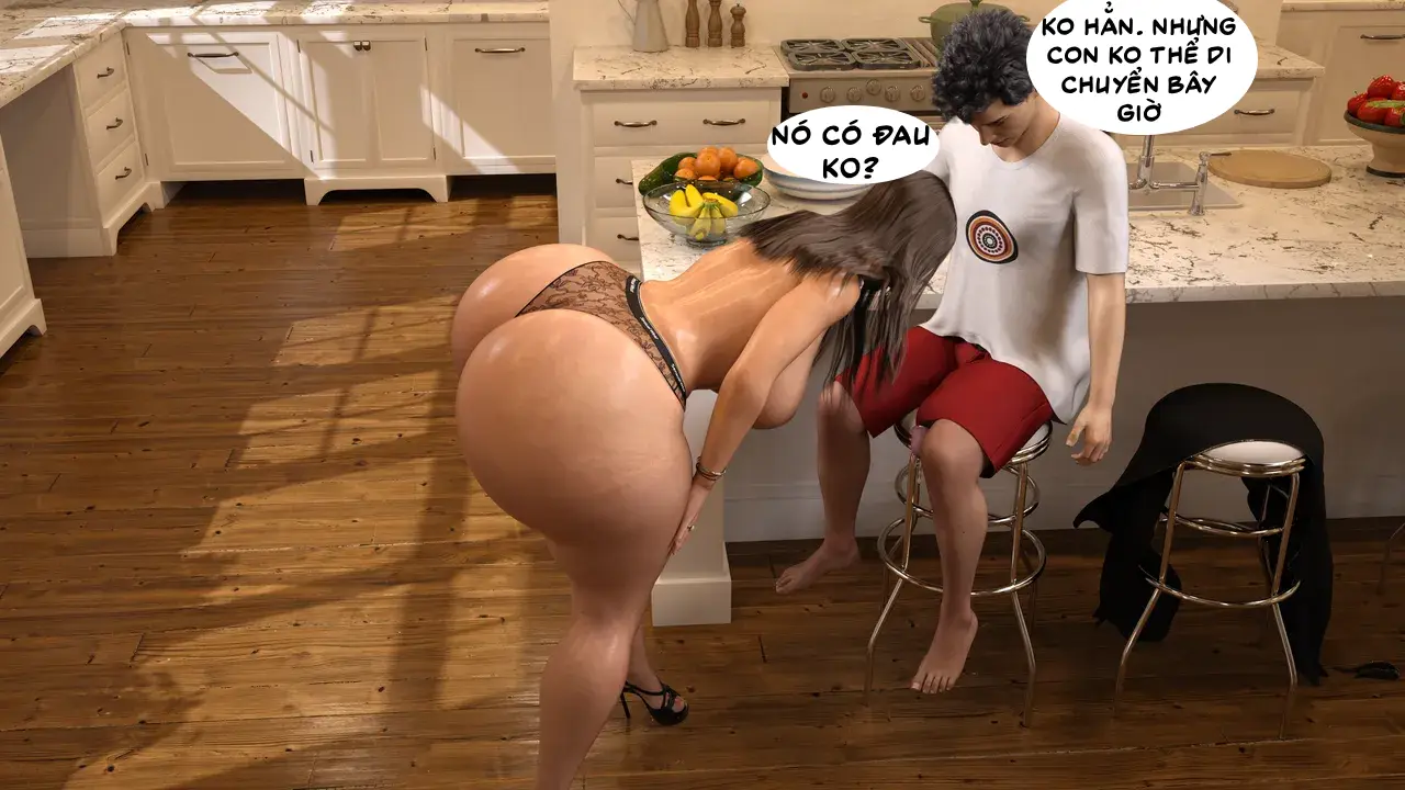HentaiVN.net - Ảnh 25 - Farrahs và Damons Vacation [Rev2019] - Diner time .2