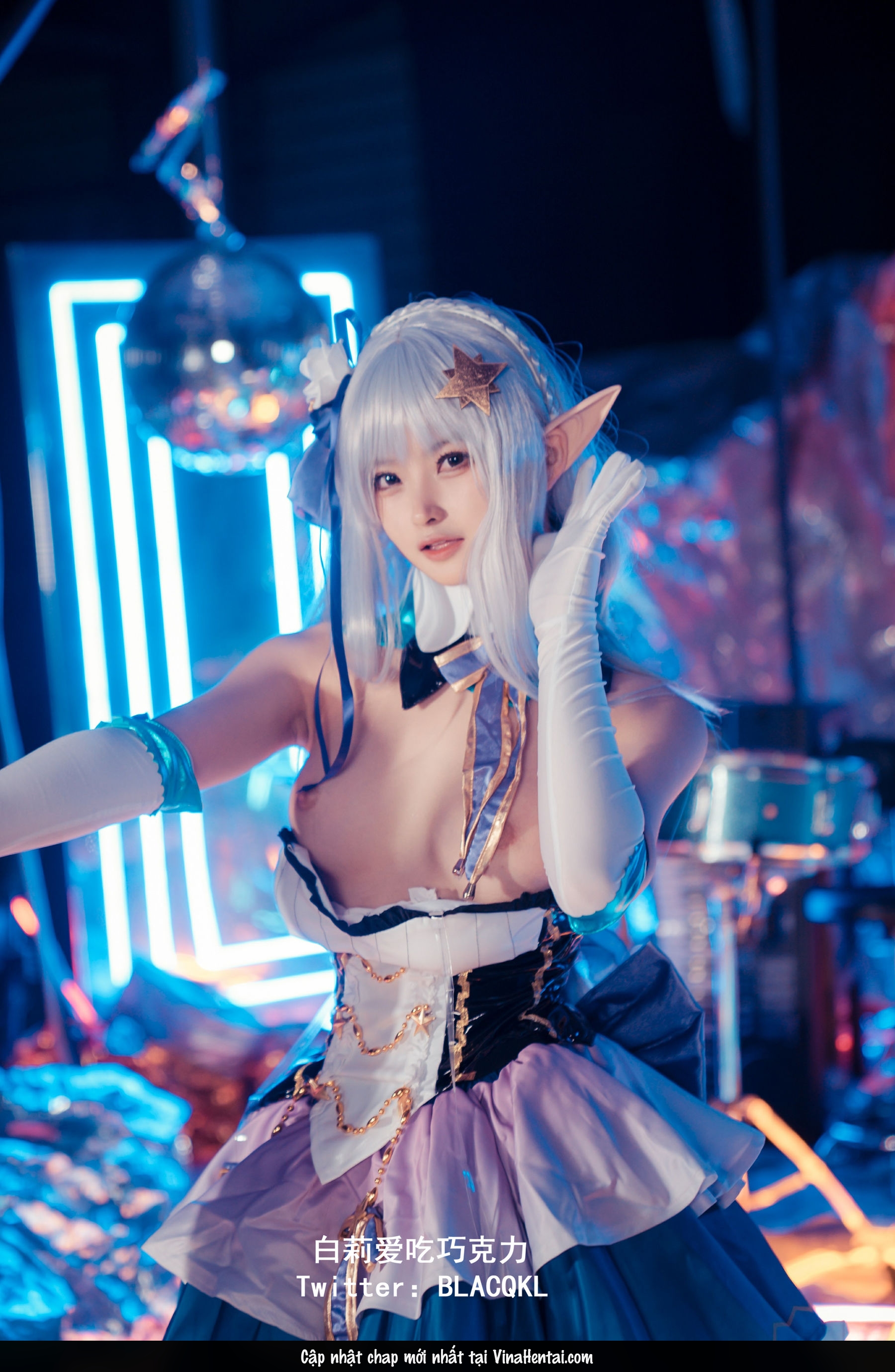 HentaiVN.net - Ảnh 24 - Cosplay Emilia - One shot