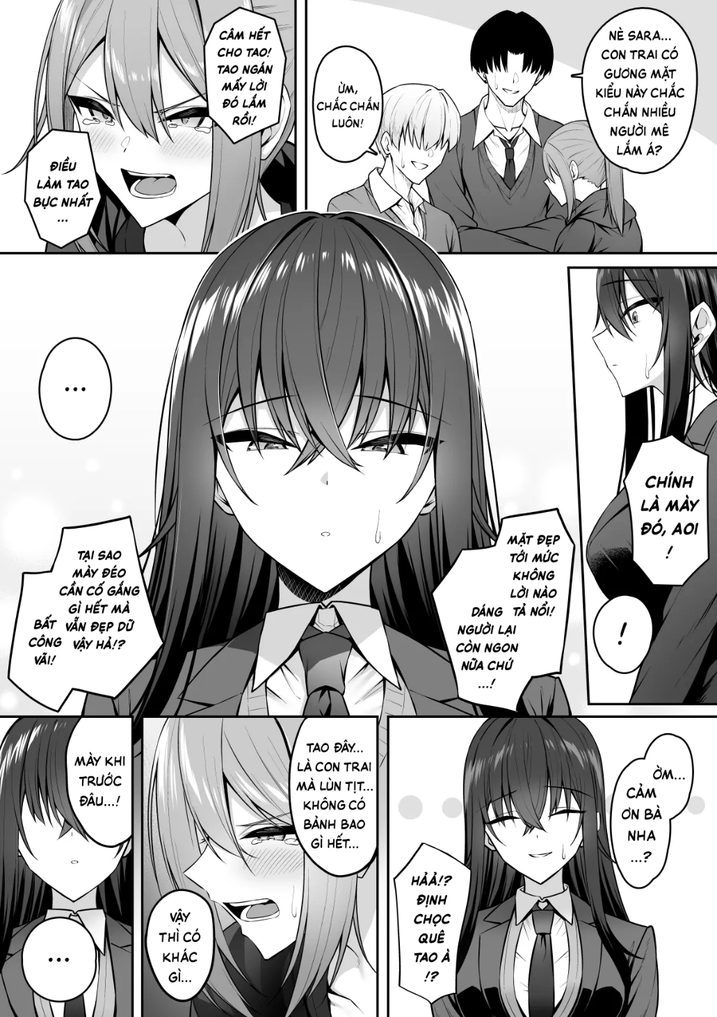 HentaiVN.net - Ảnh 29 - Tôi với đám gyaru bị đảo ngược giới tính - Chương 2: Tấm chiếu rách và tấm chiếu mới