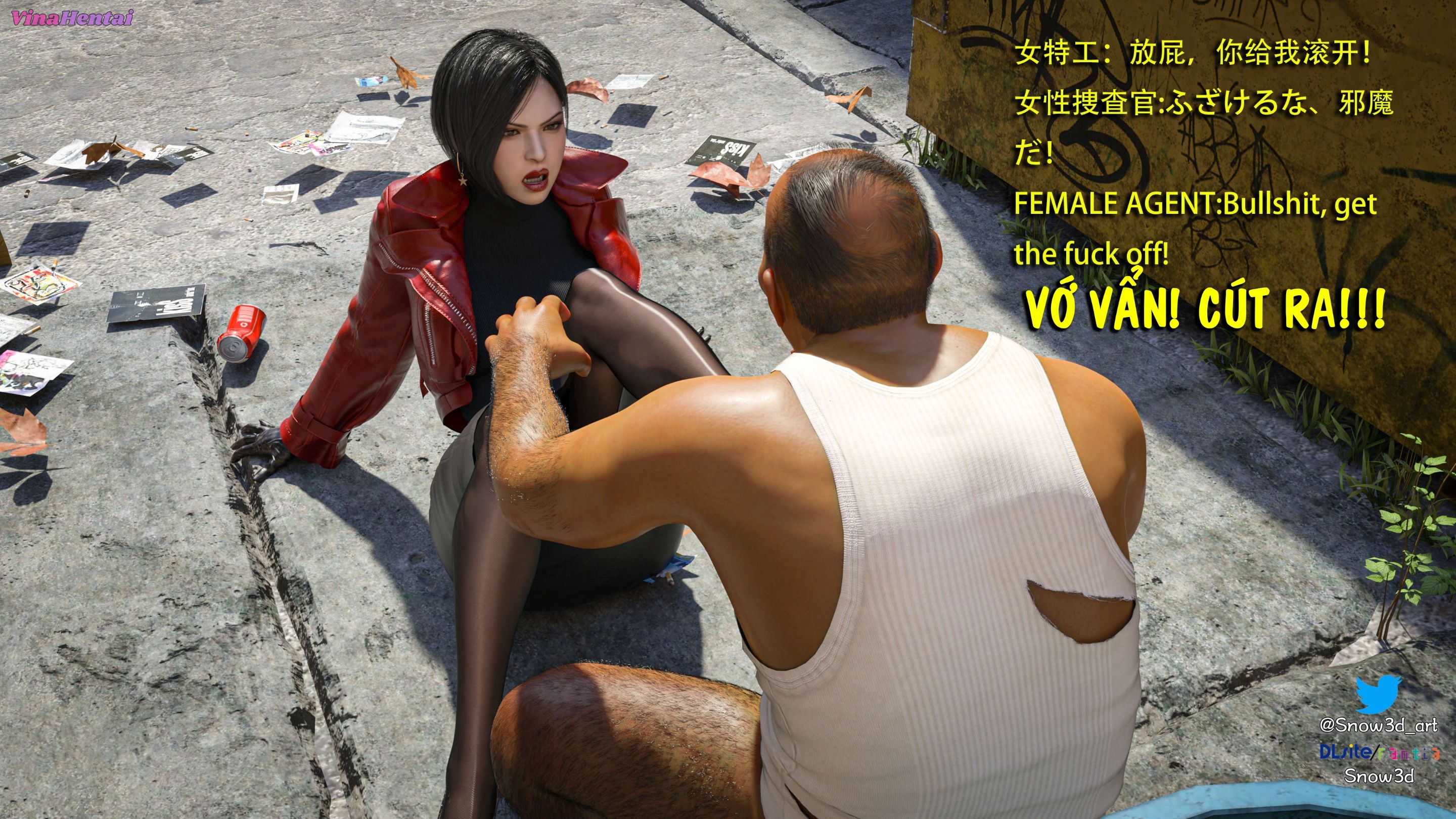 HentaiVN.net - Ảnh 29 - Ada Wong Và Kẻ Ăn Mày - Chap 2