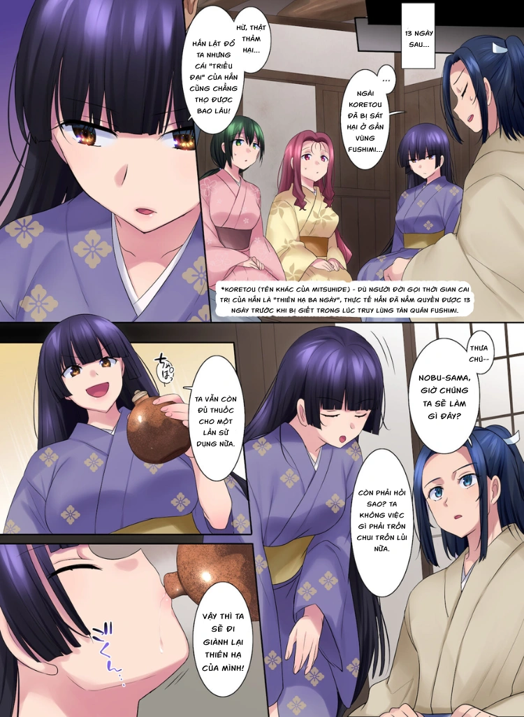HentaiVN.net - Ảnh 28 - Sự biến đổi của Honnoji ~Nobunaga bị biến thành một cô gái - Oneshot